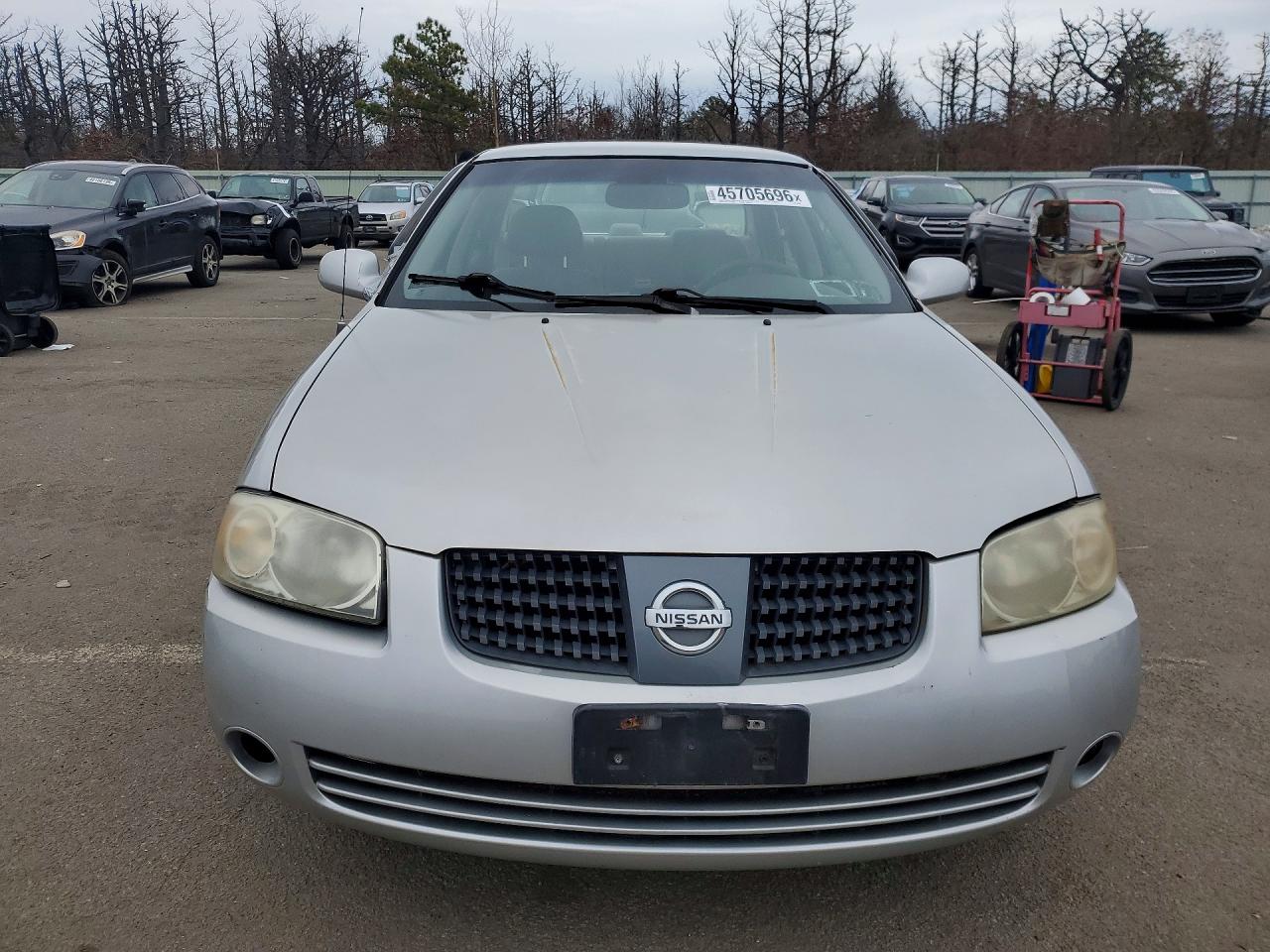 2006 Nissan Sentra 1.8 Silver vin: 3N1CB51D76L536853
