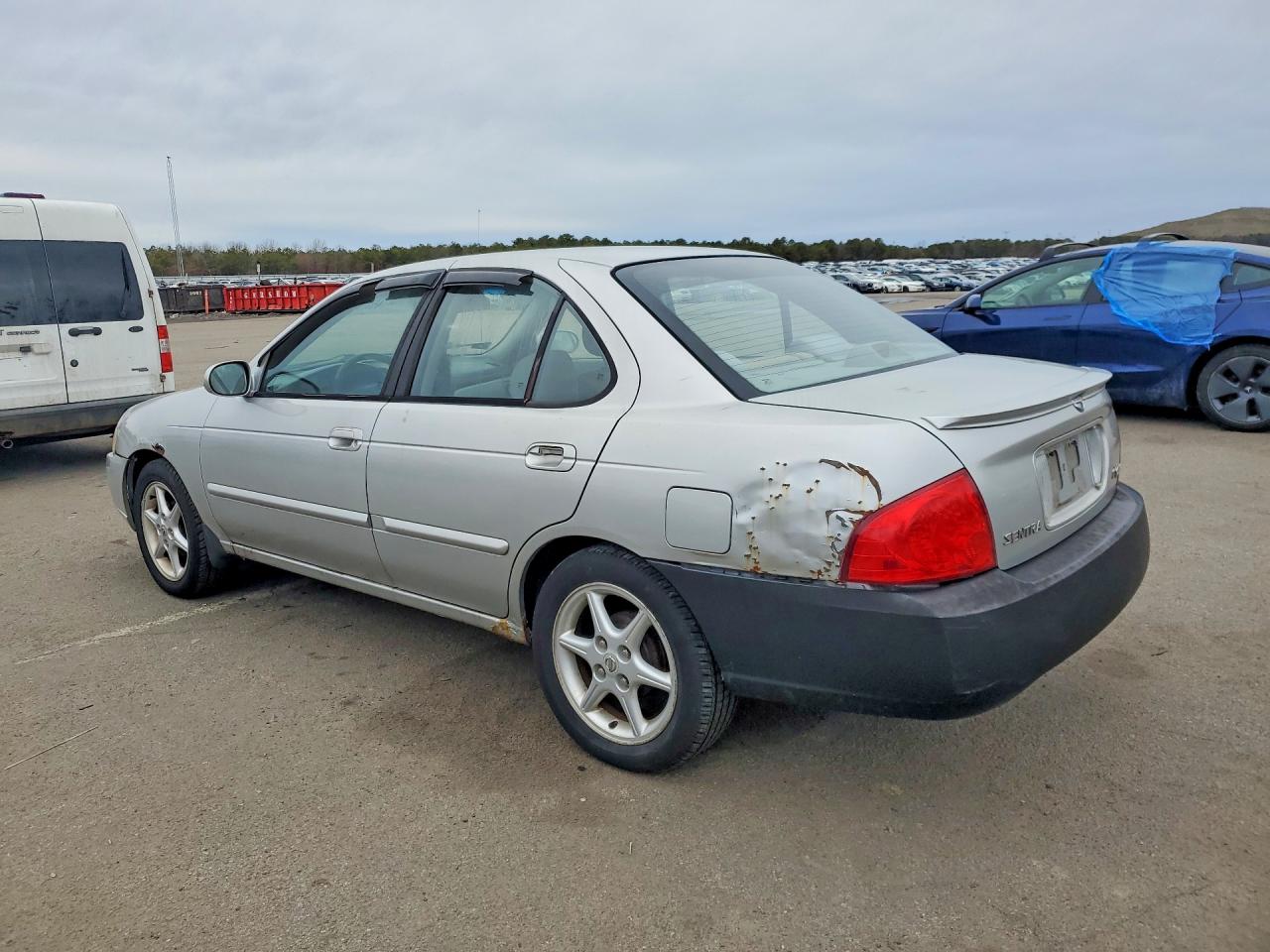2006 Nissan Sentra 1.8 Silver vin: 3N1CB51D76L536853