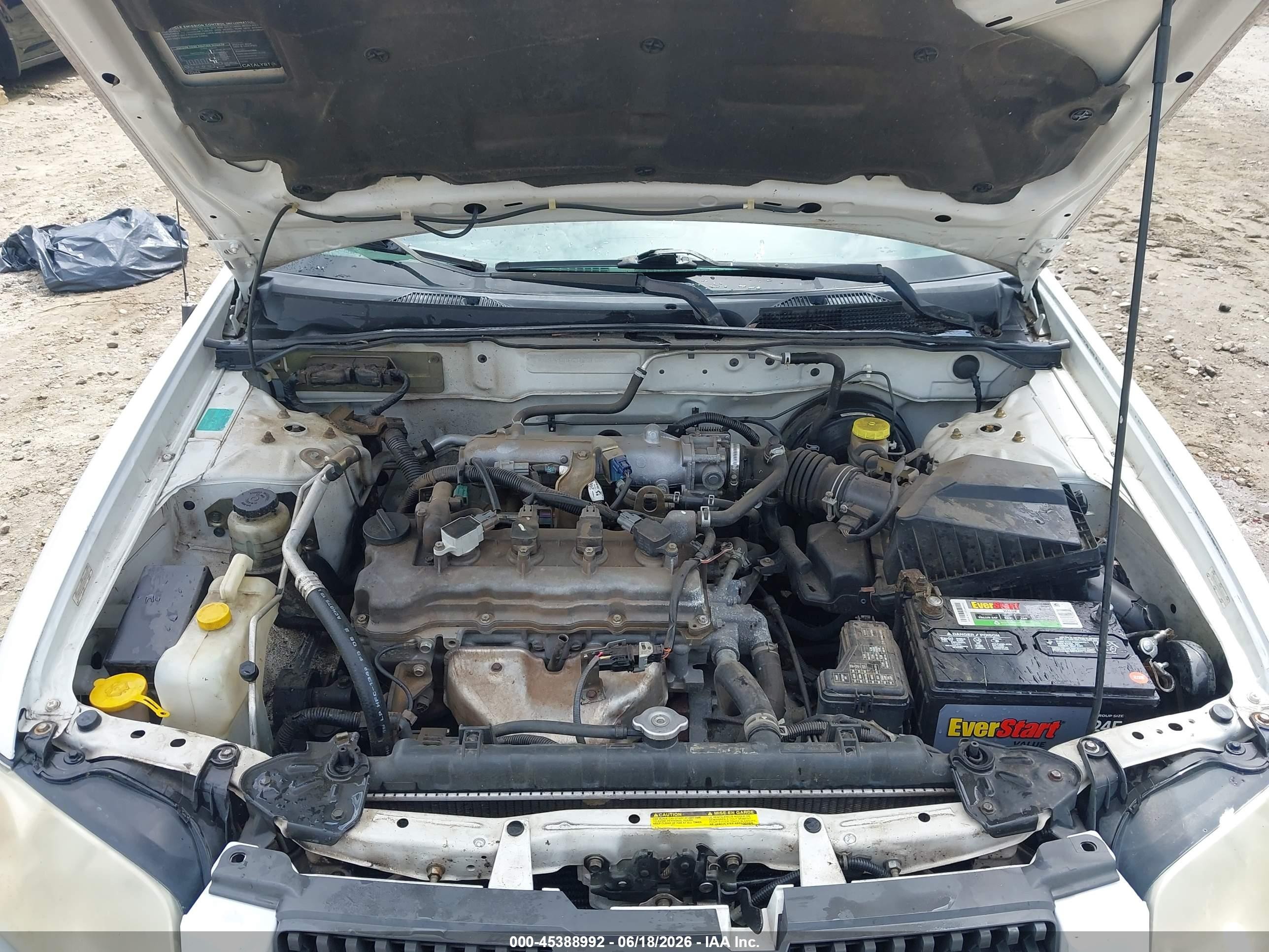 2006 Nissan Sentra 1.8s White vin: 3N1CB51D76L559212
