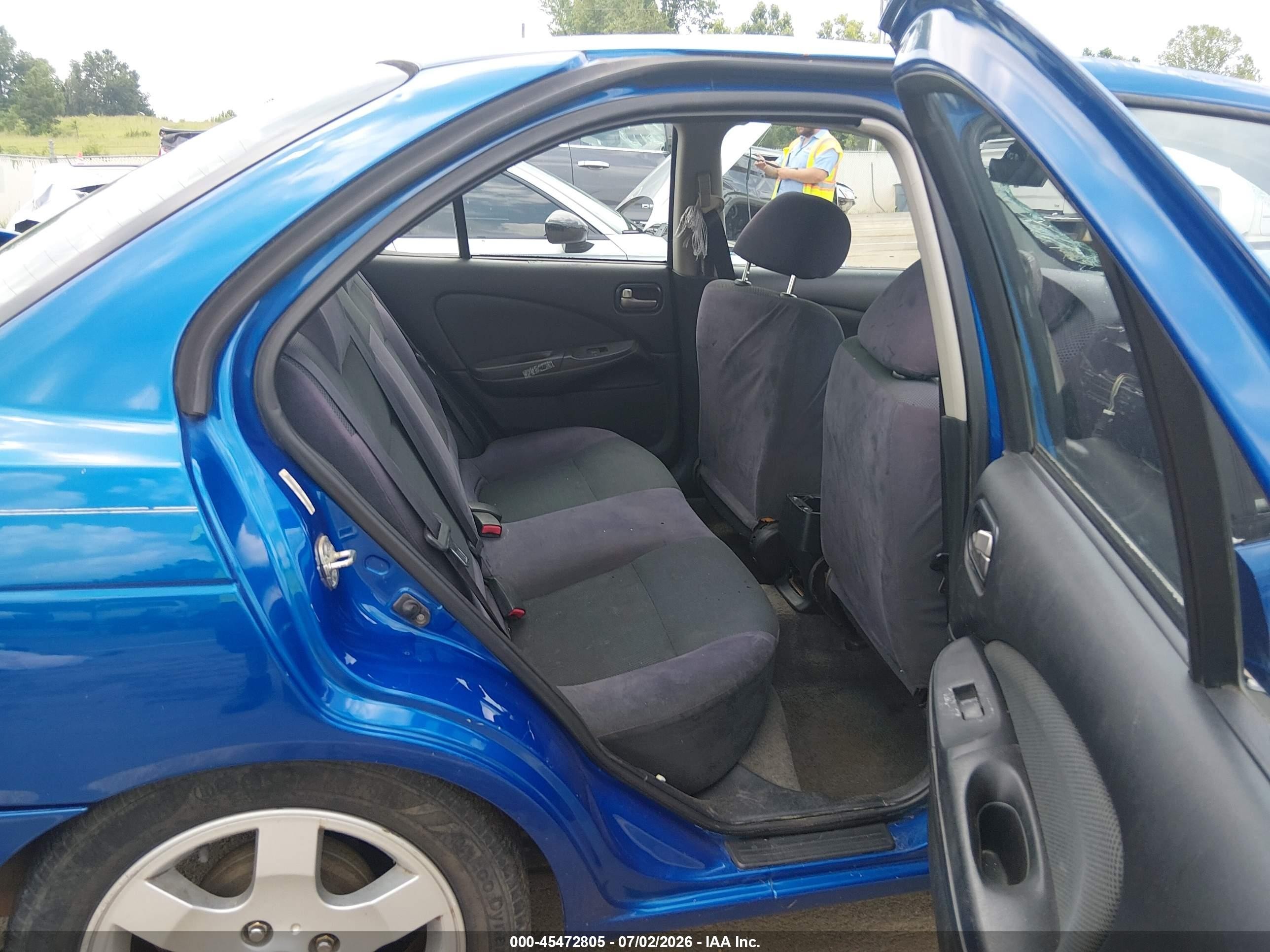 2006 Nissan Sentra 1.8s Blue vin: 3N1CB51D76L587074