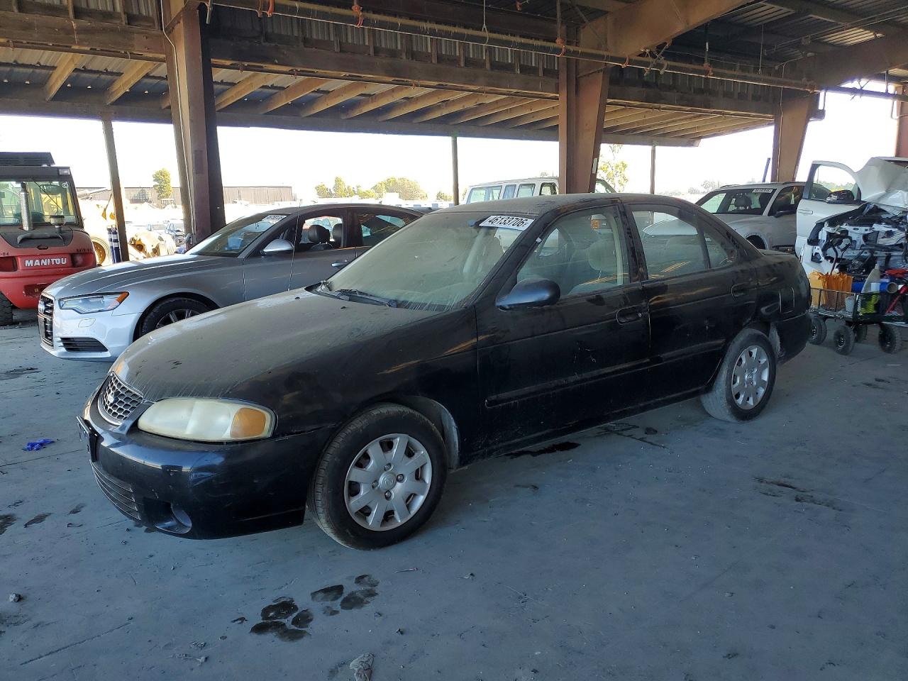 2000 Nissan Sentra Xe Black vin: 3N1CB51D7YL317877