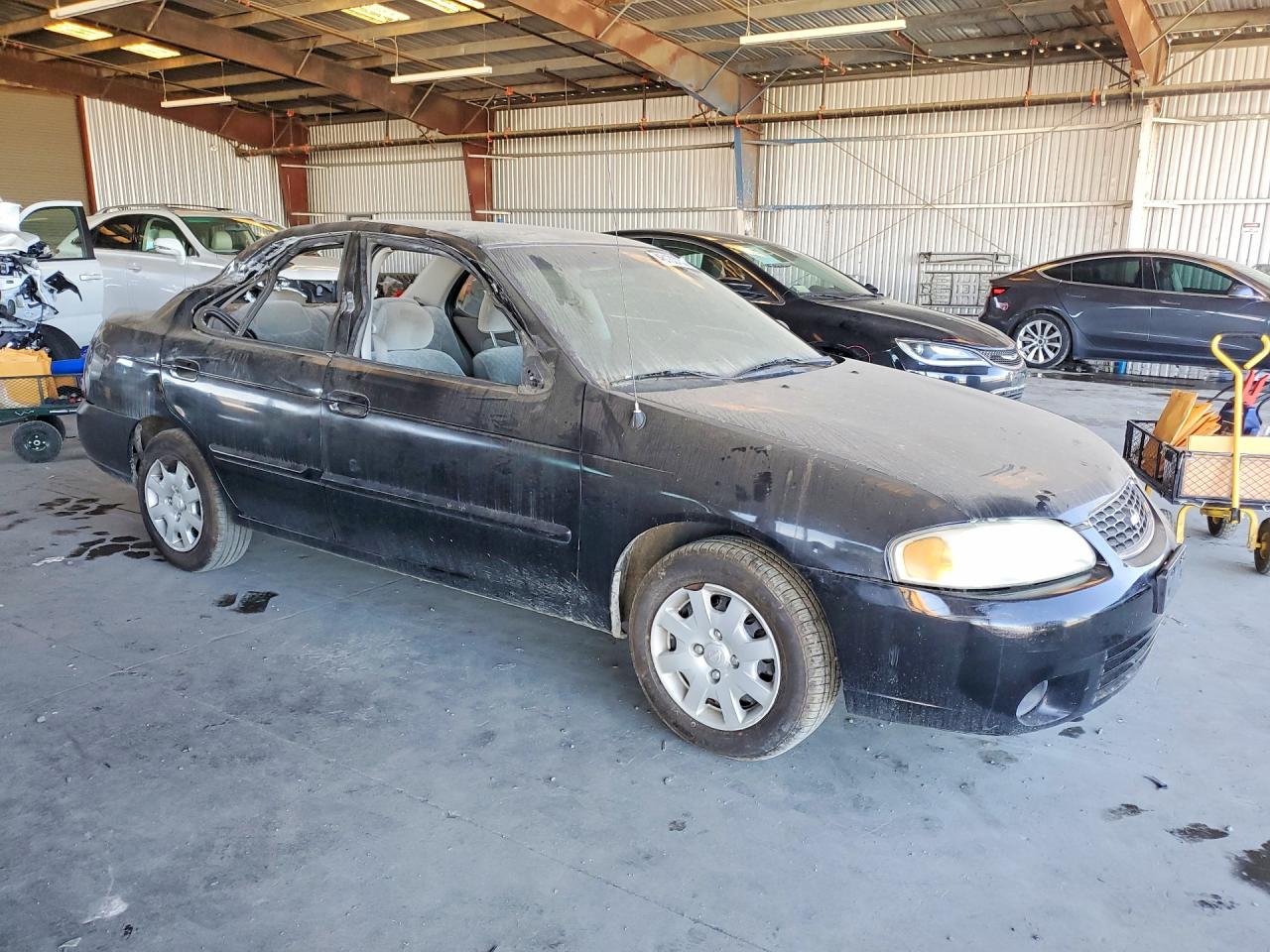 2000 Nissan Sentra Xe Black vin: 3N1CB51D7YL317877
