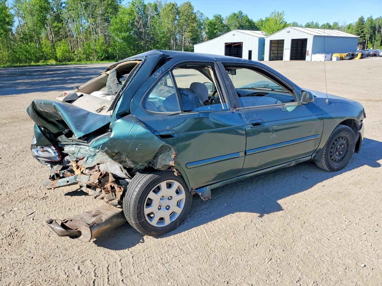 2001 Nissan Sentra Xe Teal vin: 3N1CB51D81L516619