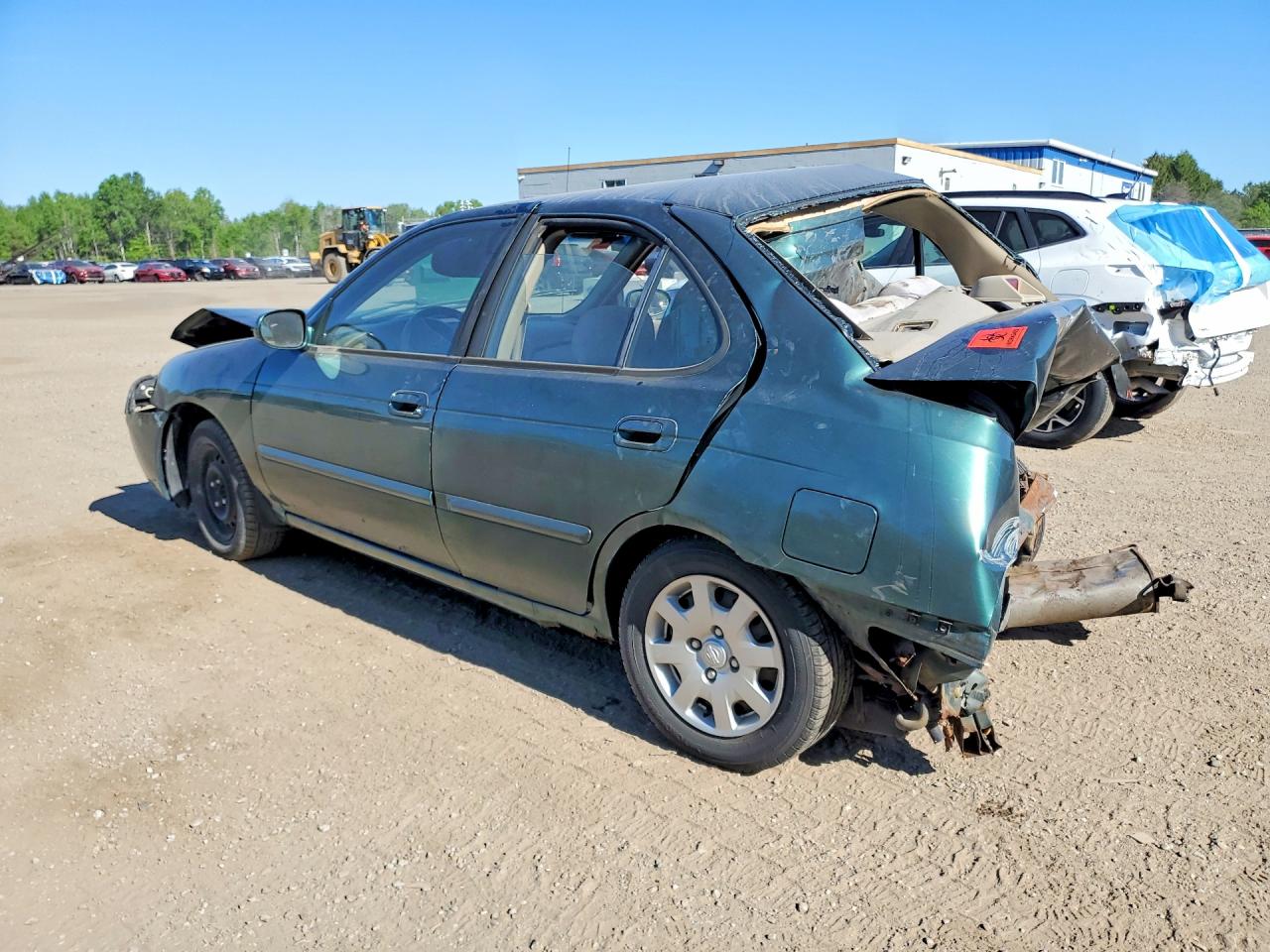 2001 Nissan Sentra Xe Teal vin: 3N1CB51D81L516619