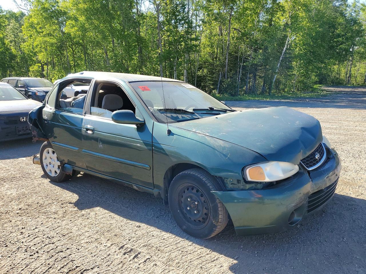2001 Nissan Sentra Xe Teal vin: 3N1CB51D81L516619