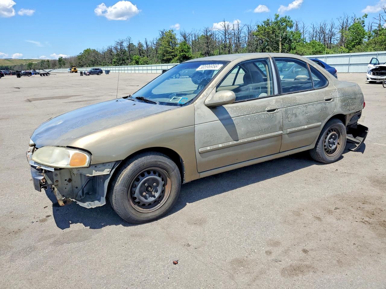 2001 Nissan Sentra Xe Tan vin: 3N1CB51D81L521044