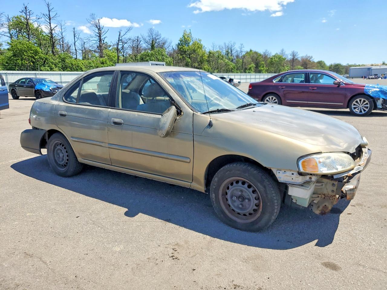 2001 Nissan Sentra Xe Tan vin: 3N1CB51D81L521044