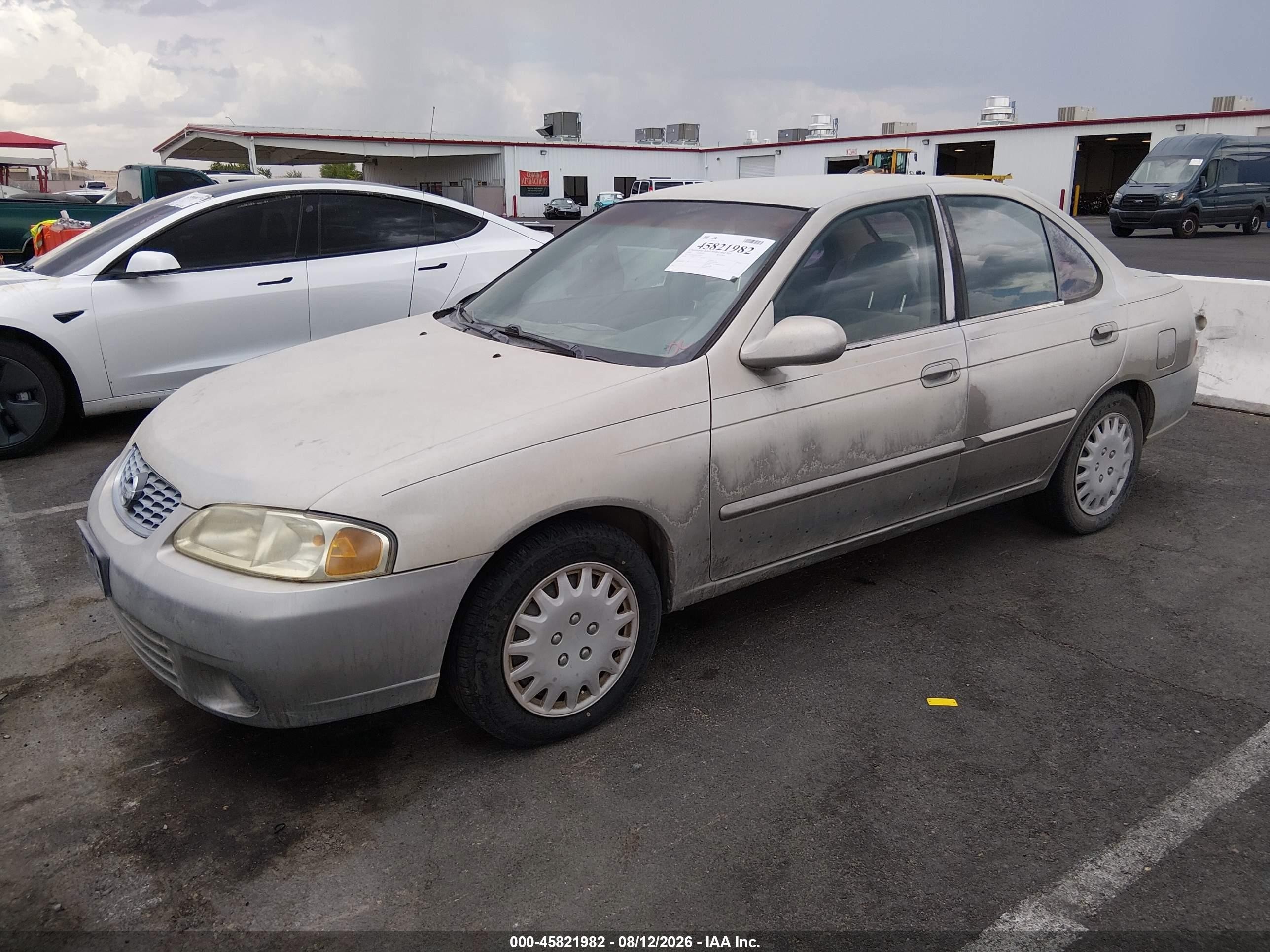 2003 Nissan Sentra Gxe Gold vin: 3N1CB51D83L795069