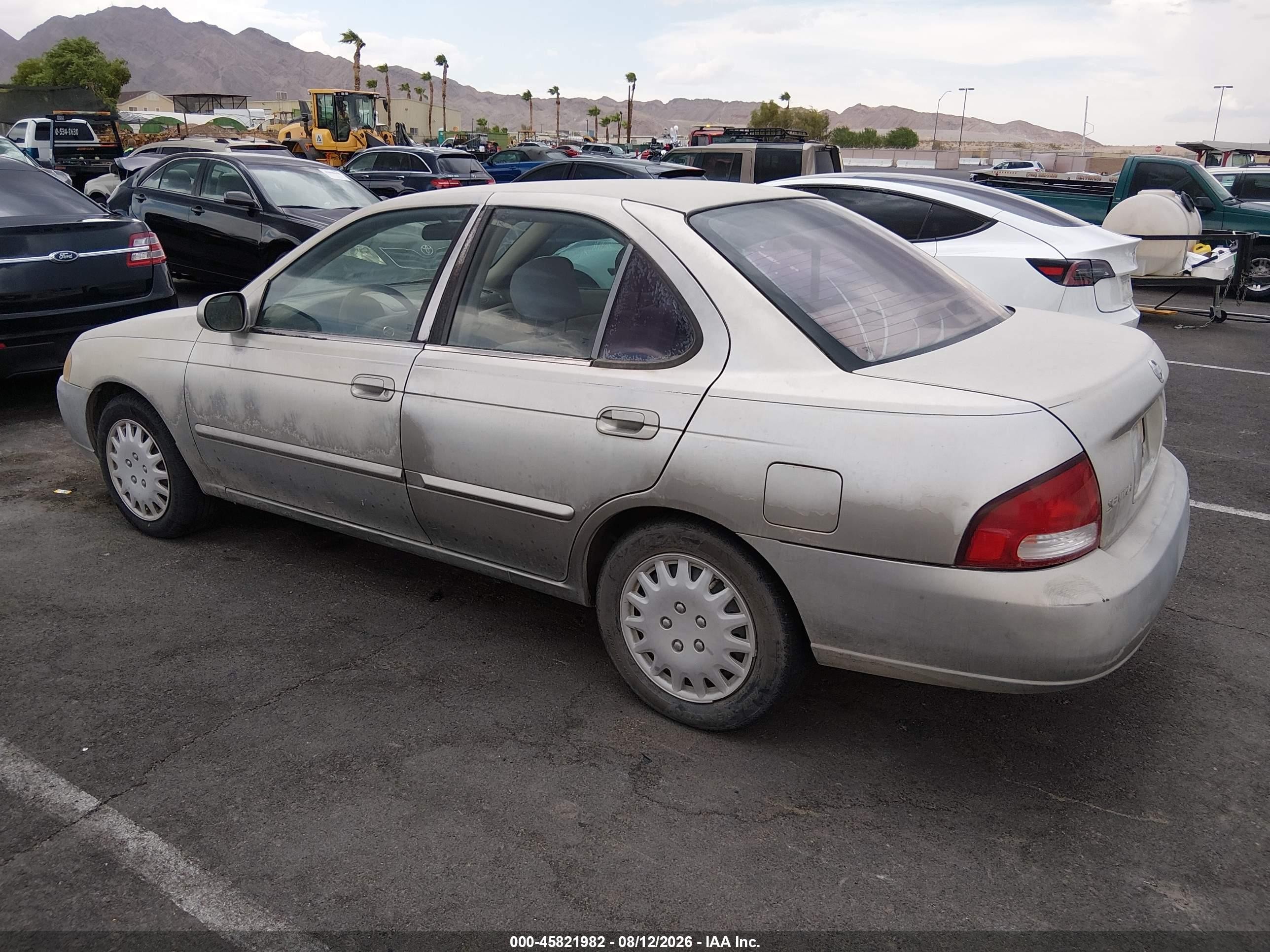 2003 Nissan Sentra Gxe Gold vin: 3N1CB51D83L795069