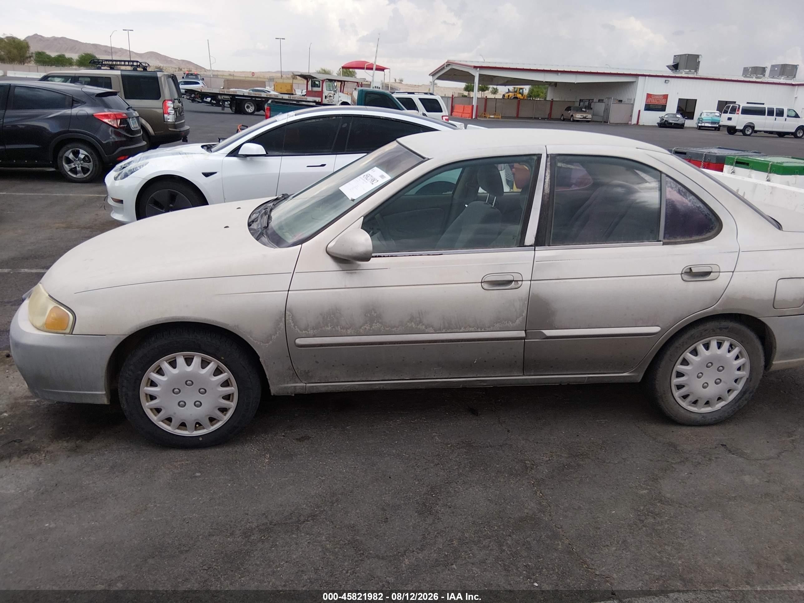 2003 Nissan Sentra Gxe Gold vin: 3N1CB51D83L795069