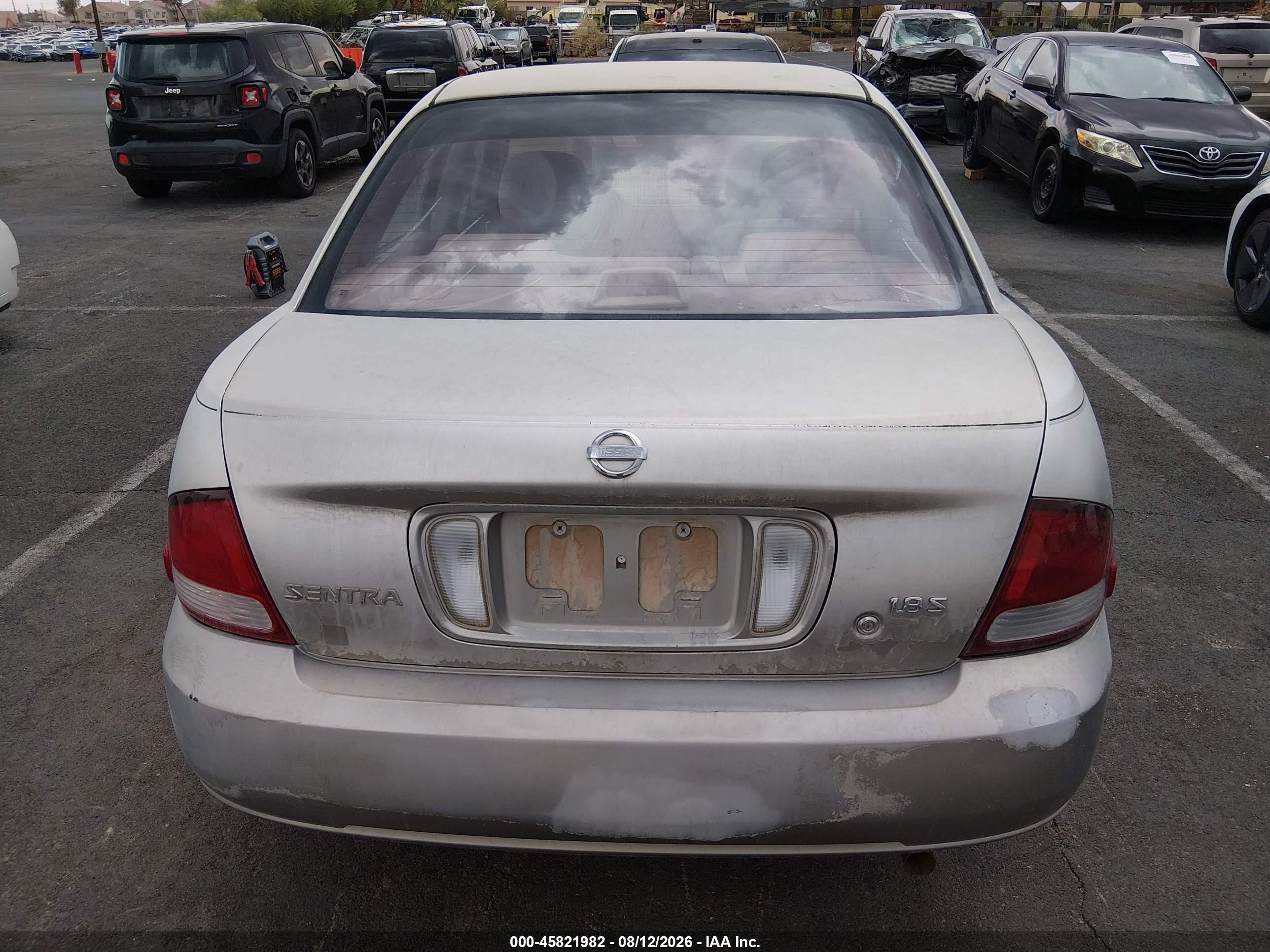 2003 Nissan Sentra Gxe Gold vin: 3N1CB51D83L795069