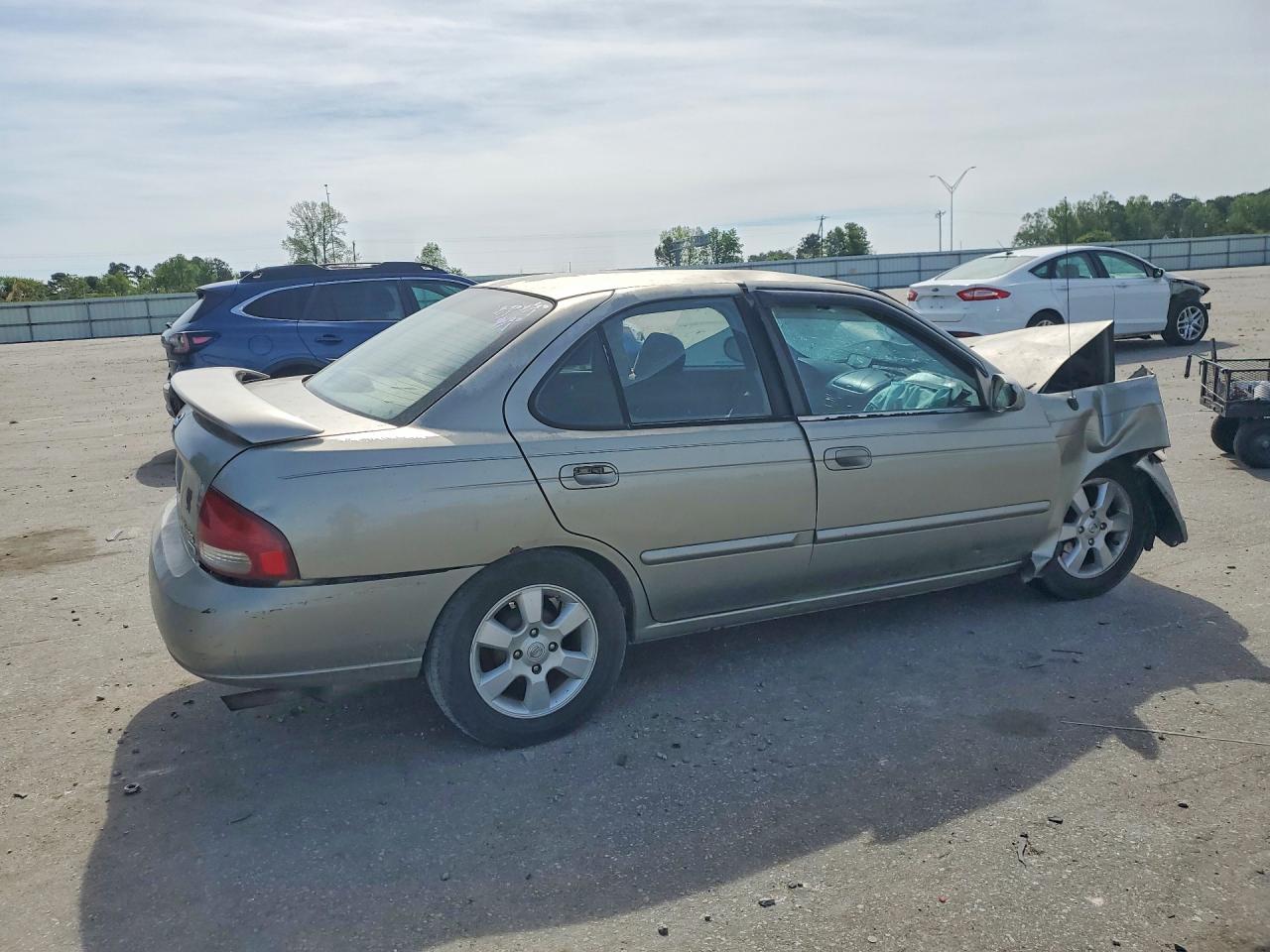 2003 Nissan Sentra Xe Золотой vin: 3N1CB51D83L812615