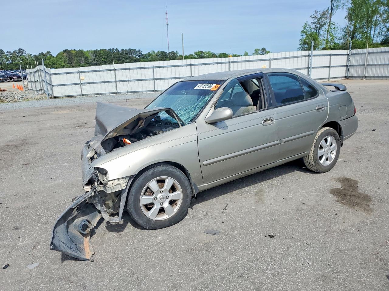 2003 Nissan Sentra Xe Gold vin: 3N1CB51D83L812615