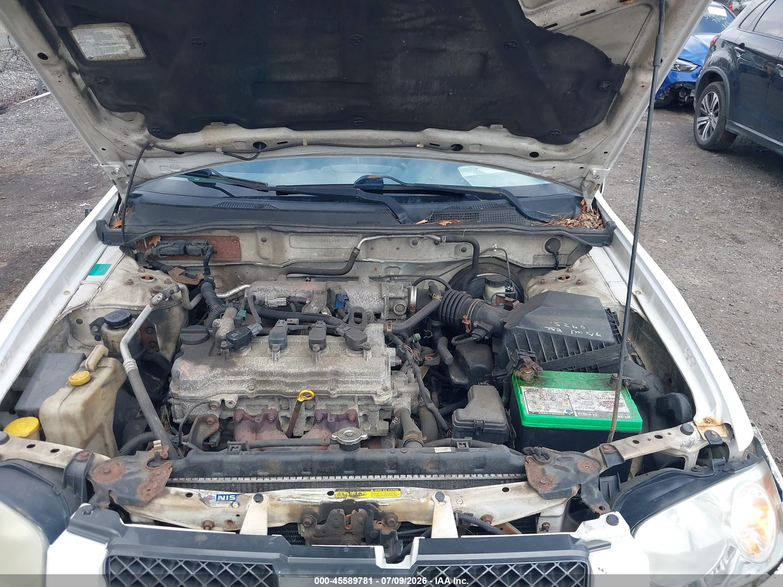 2005 Nissan Sentra 1.8s White vin: 3N1CB51D85L469629
