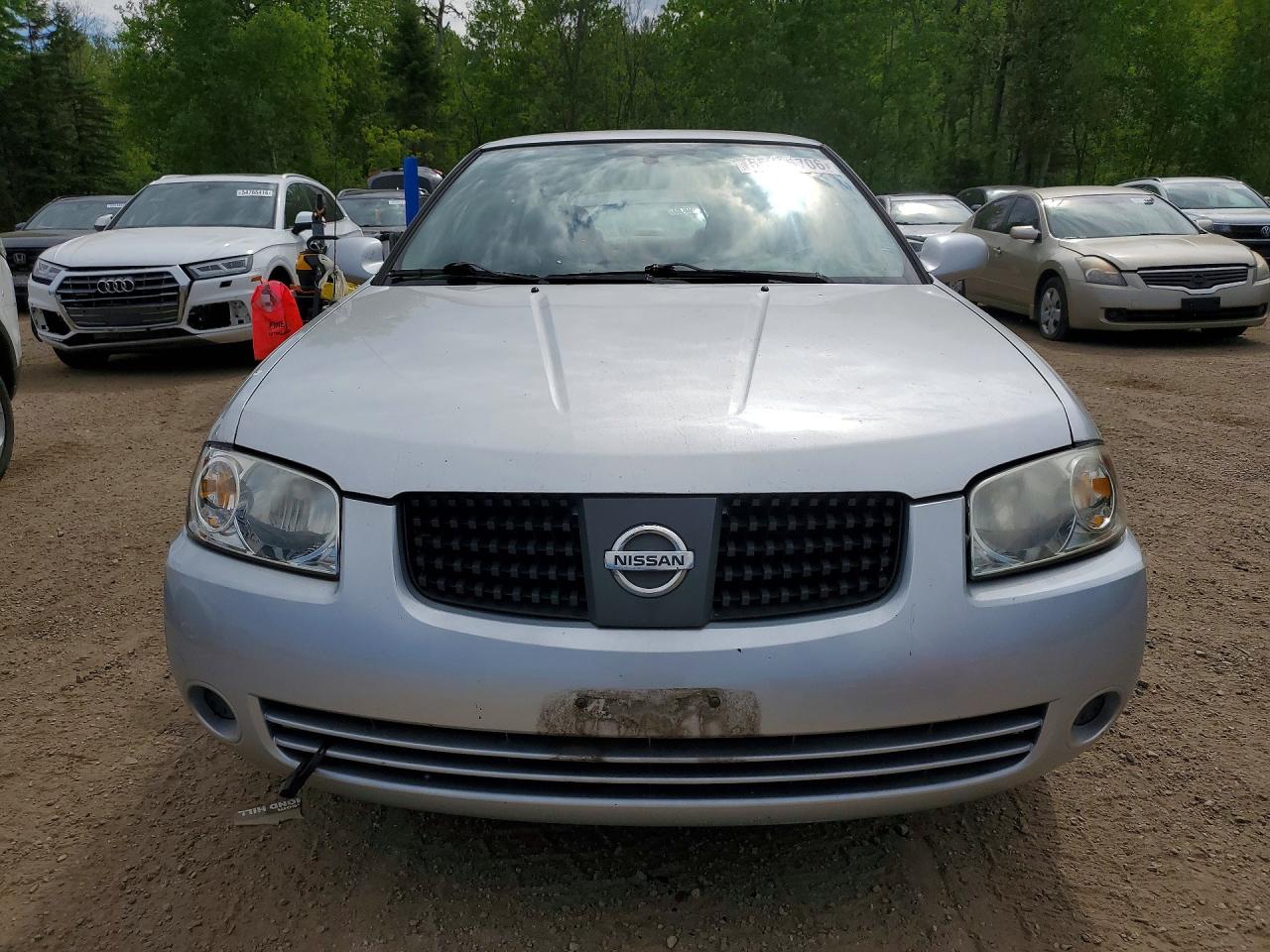 2005 Nissan Sentra 1.8 Серебряный vin: 3N1CB51D85L535015