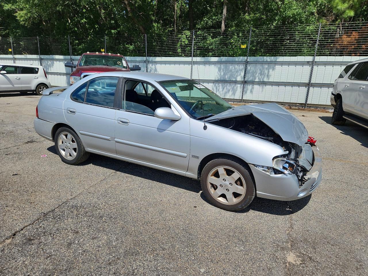 2005 Nissan Sentra 1.8 Silver vin: 3N1CB51D85L562537