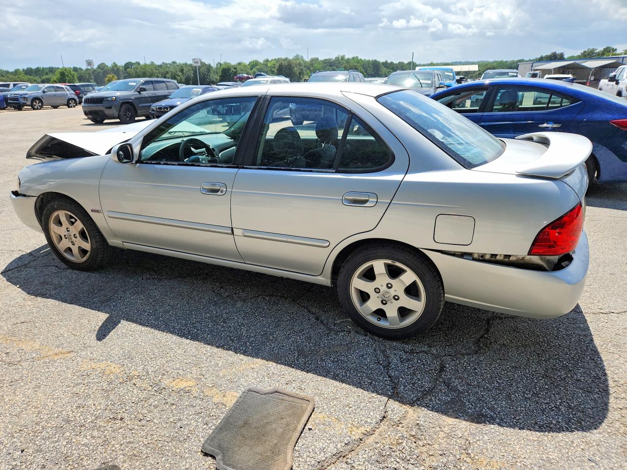 2005 Nissan Sentra 1.8 Silver vin: 3N1CB51D85L562537