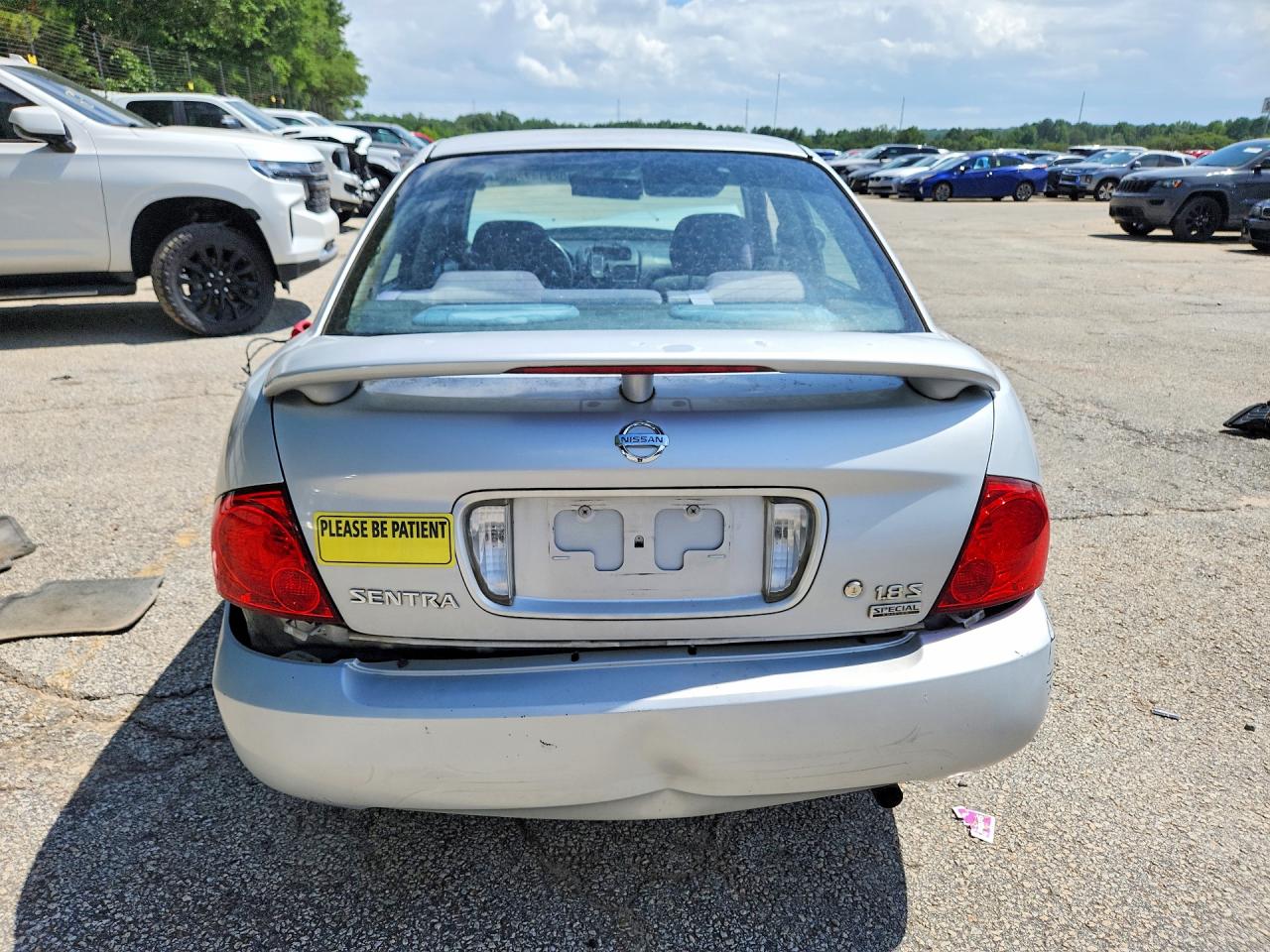 2005 Nissan Sentra 1.8 Silver vin: 3N1CB51D85L562537