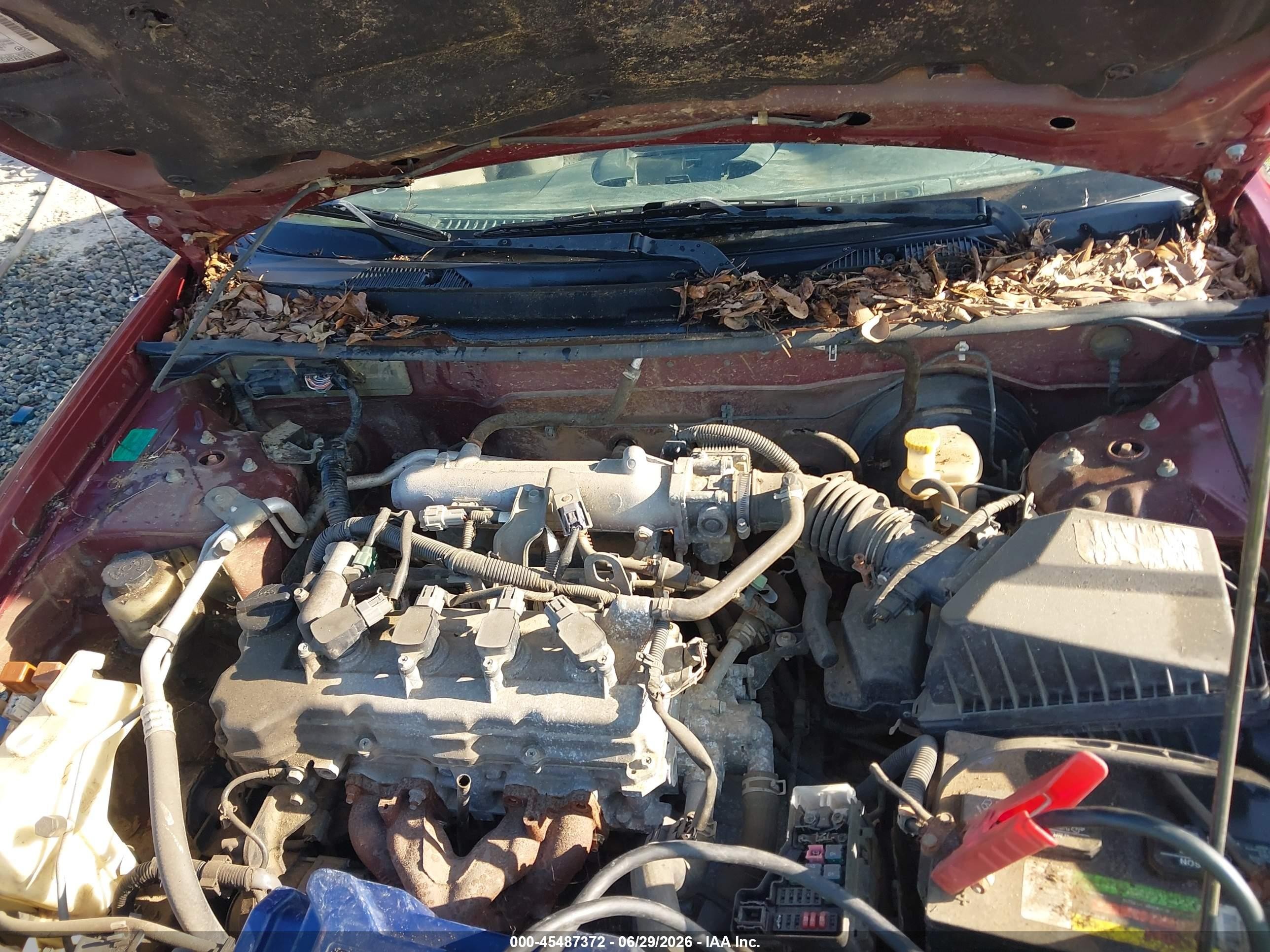 2005 Nissan Sentra 1.8s Бордовый vin: 3N1CB51D85L572761