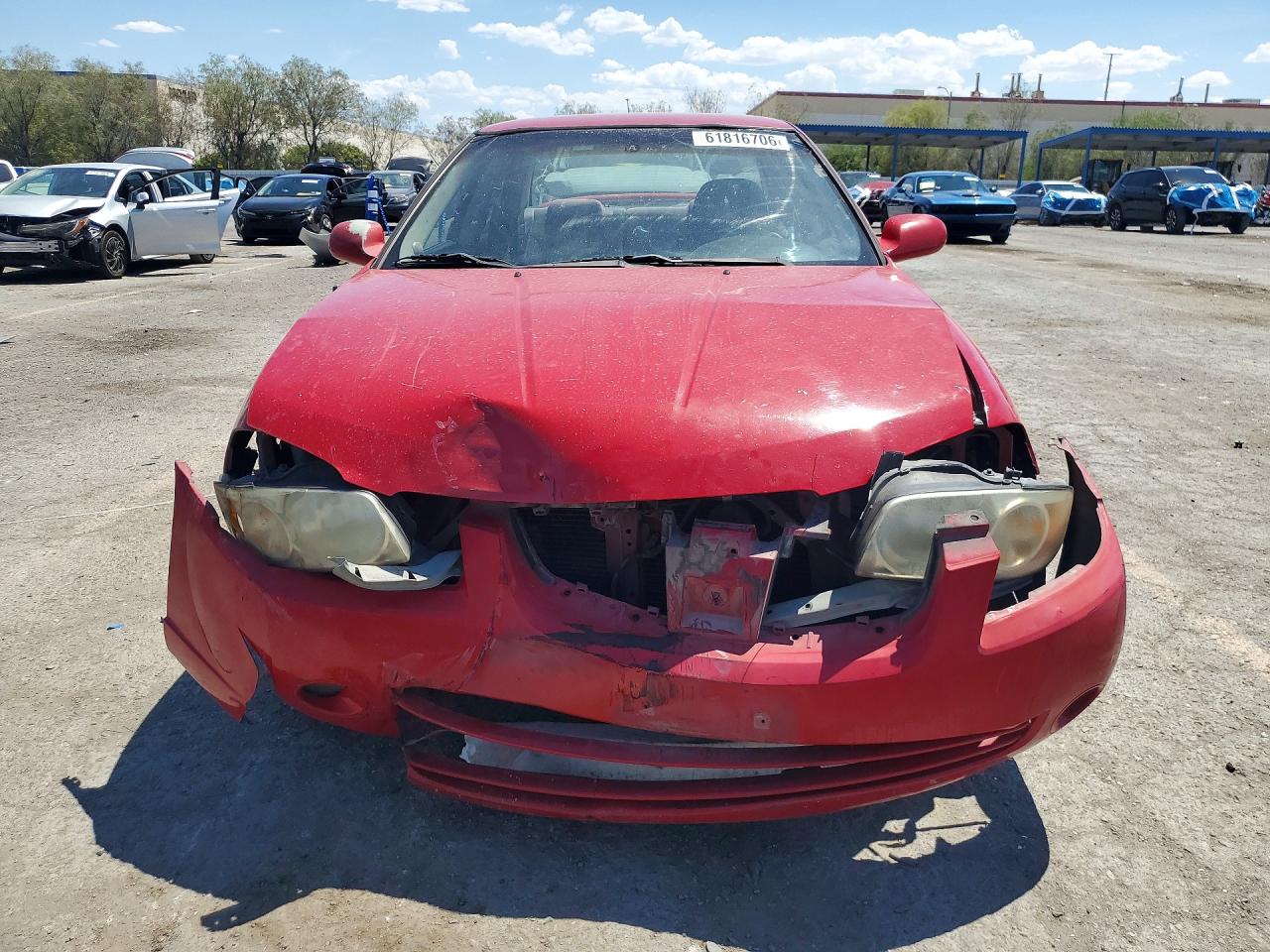 2006 Nissan Sentra 1.8 Red vin: 3N1CB51D86L526011