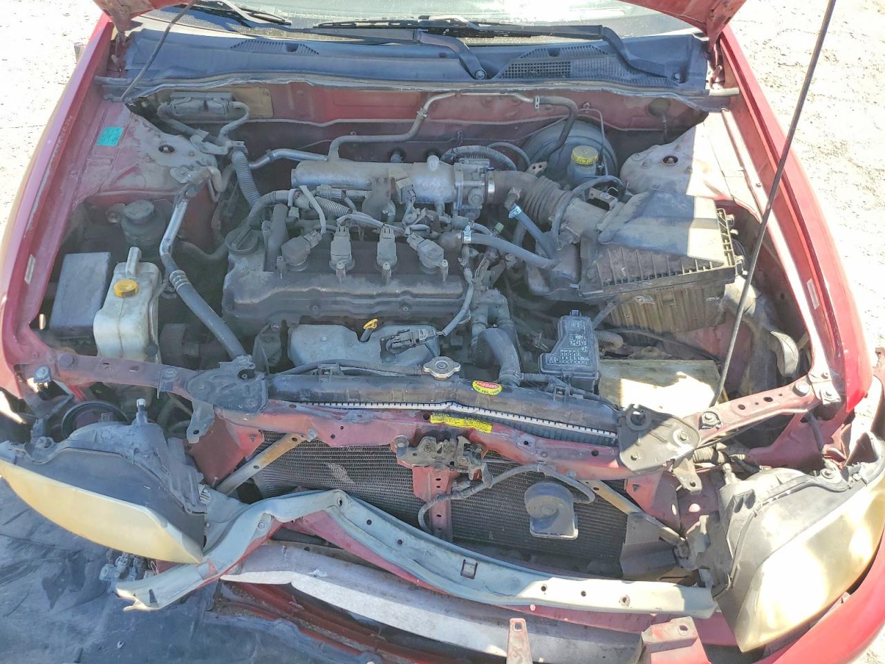 2006 Nissan Sentra 1.8 Red vin: 3N1CB51D86L526011