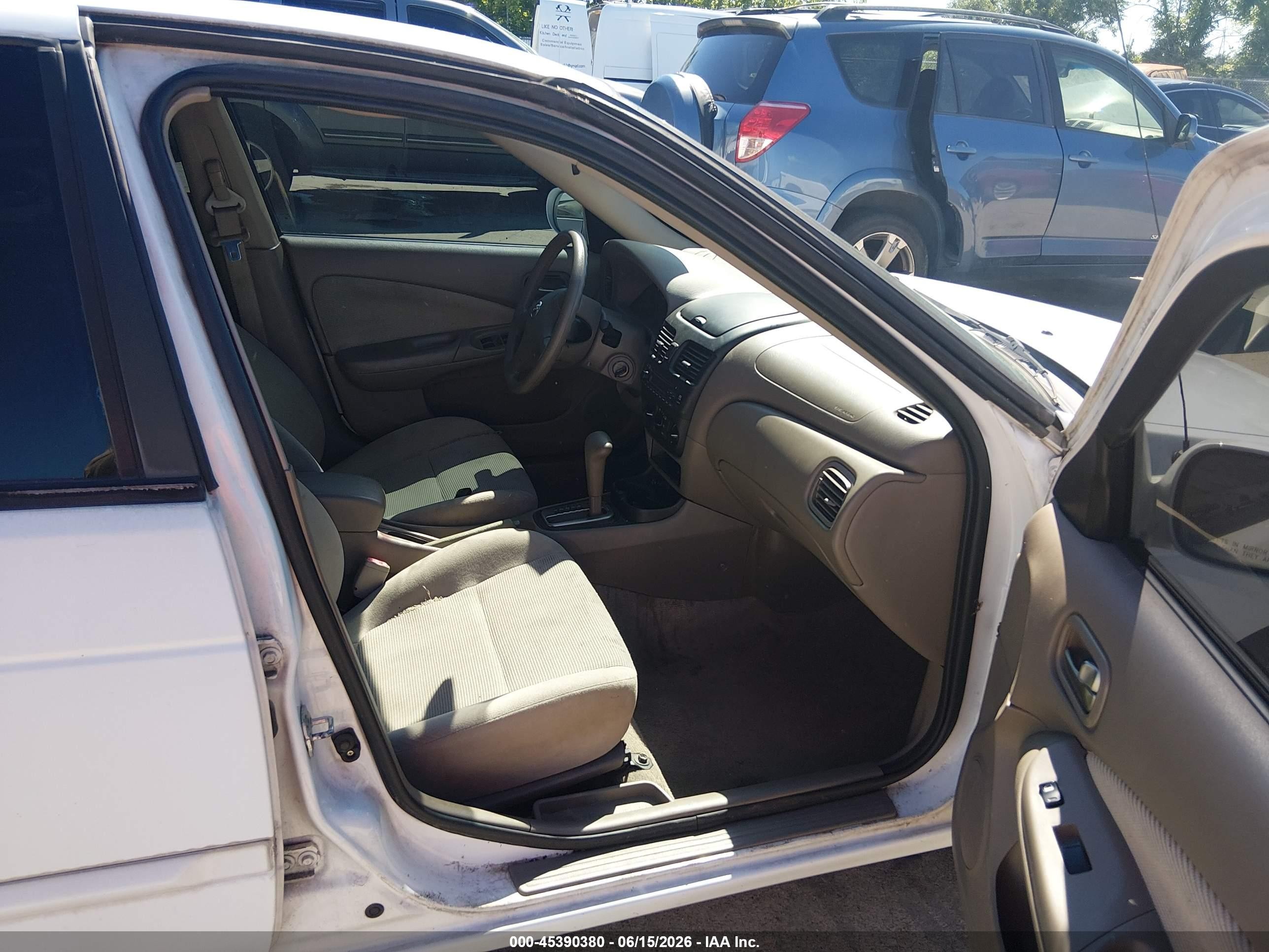2006 Nissan Sentra 1.8s White vin: 3N1CB51D86L545724