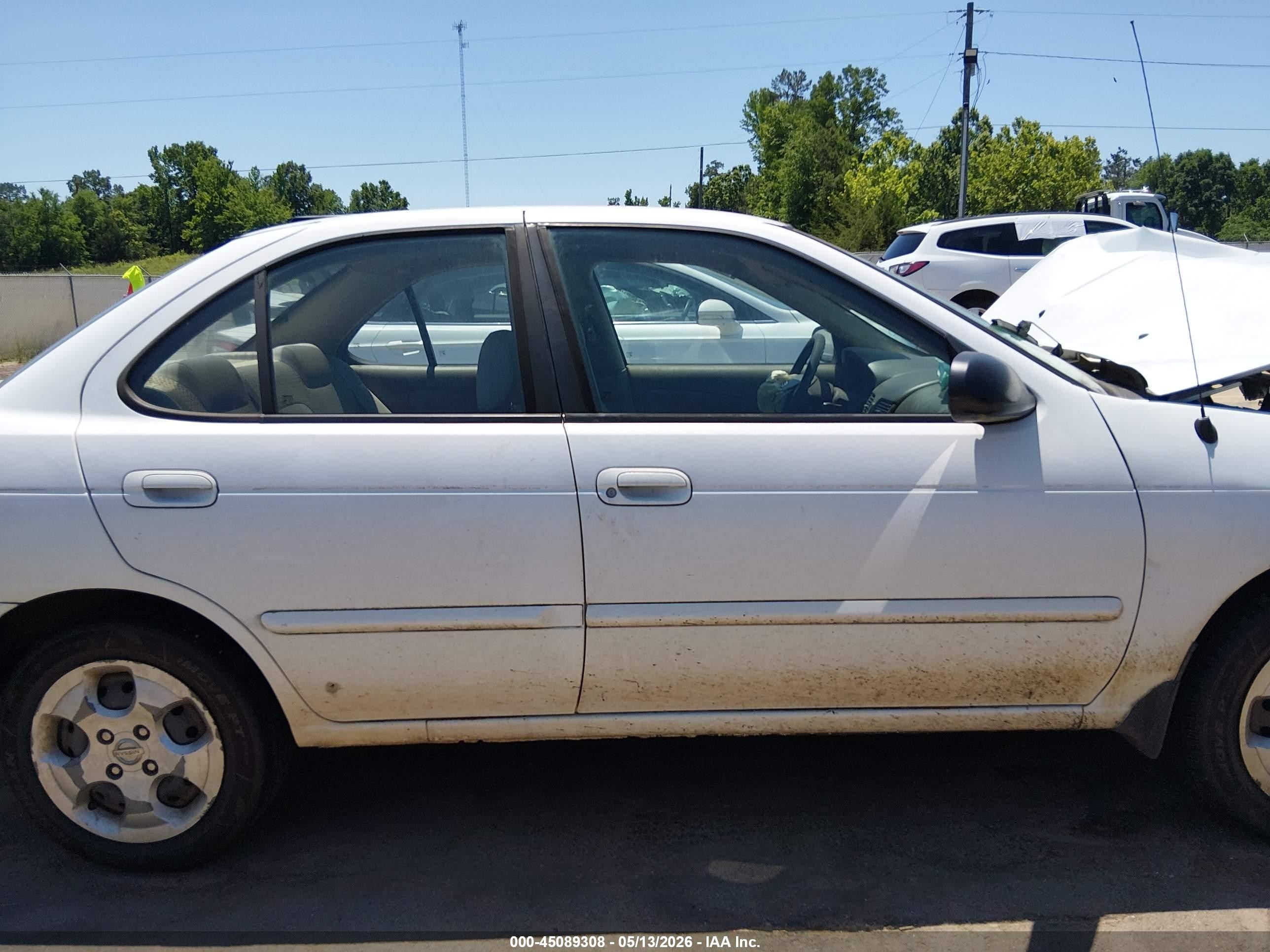 2006 Nissan Sentra 1.8 Белый vin: 3N1CB51D86L567450