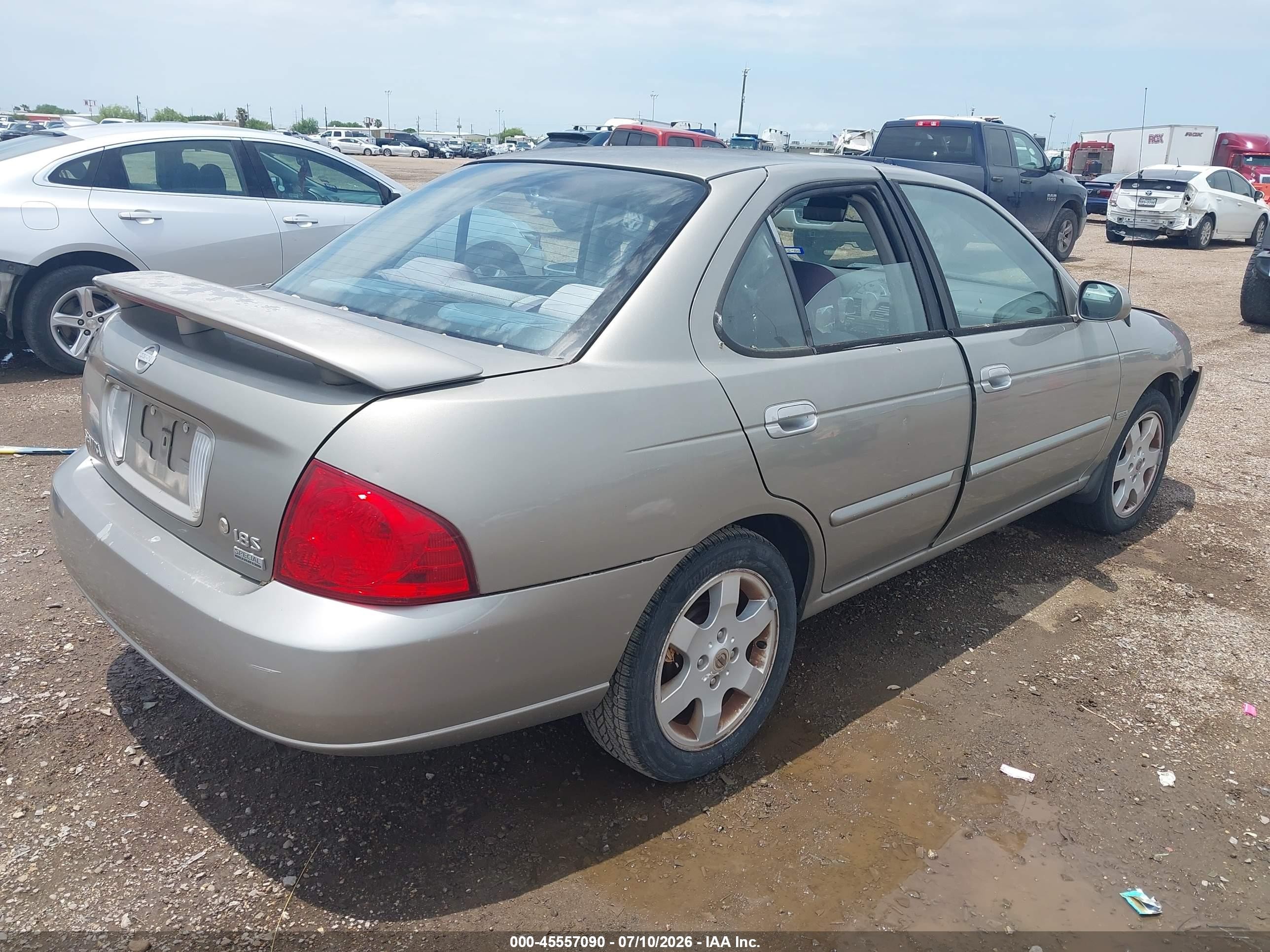 2006 Nissan Sentra 1.8s Gold vin: 3N1CB51D86L573443