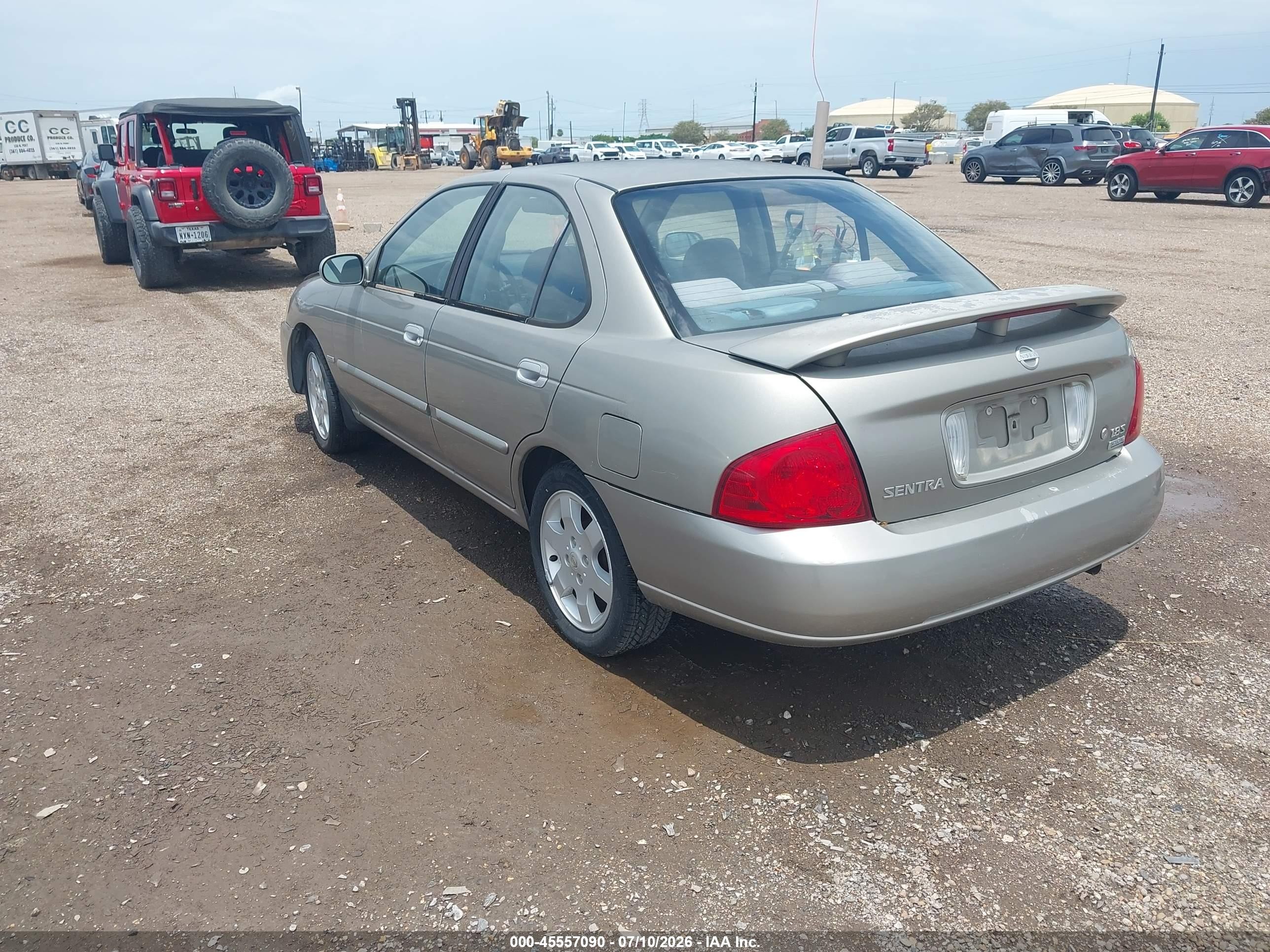 2006 Nissan Sentra 1.8s Gold vin: 3N1CB51D86L573443