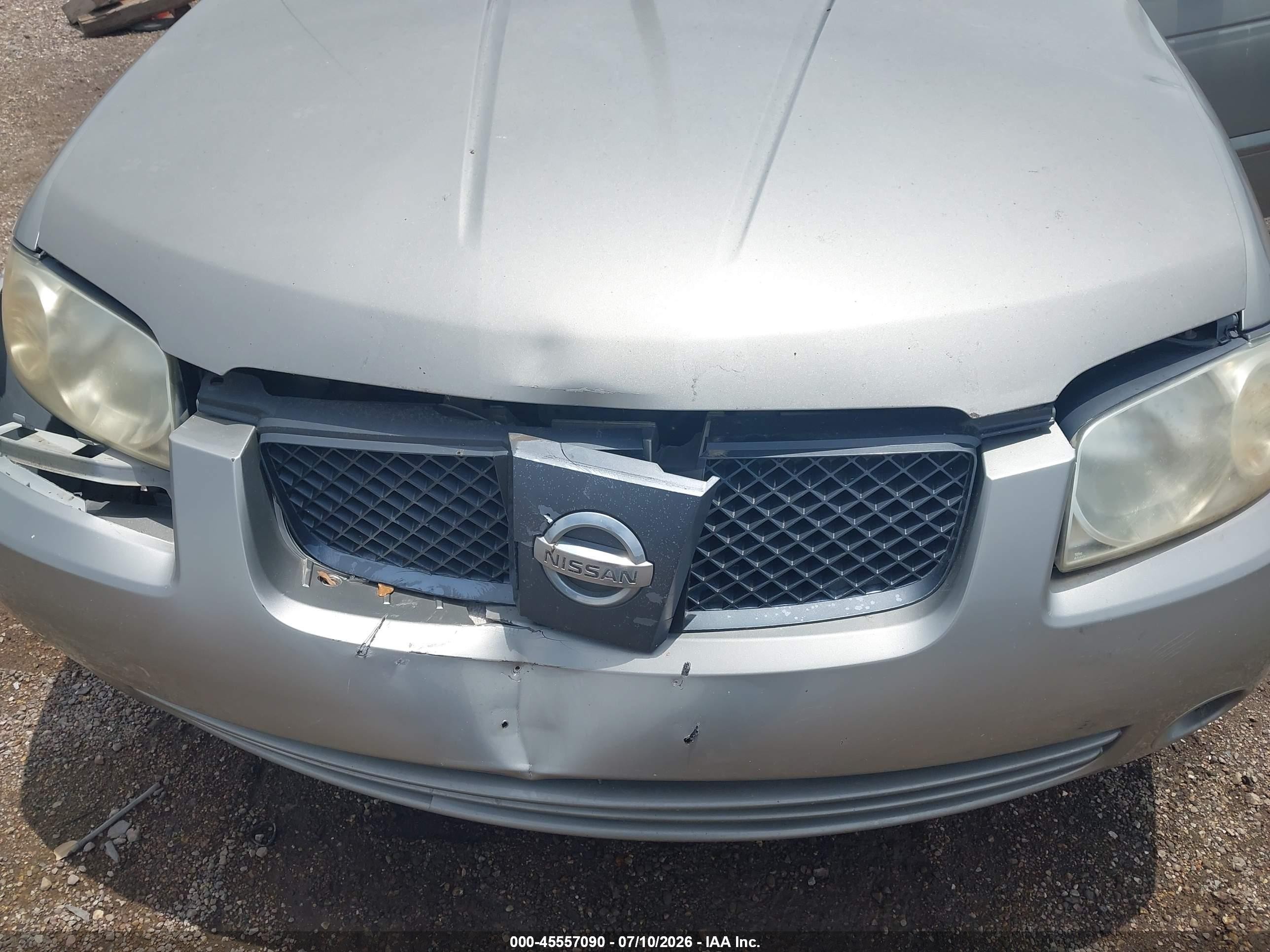 2006 Nissan Sentra 1.8s Gold vin: 3N1CB51D86L573443