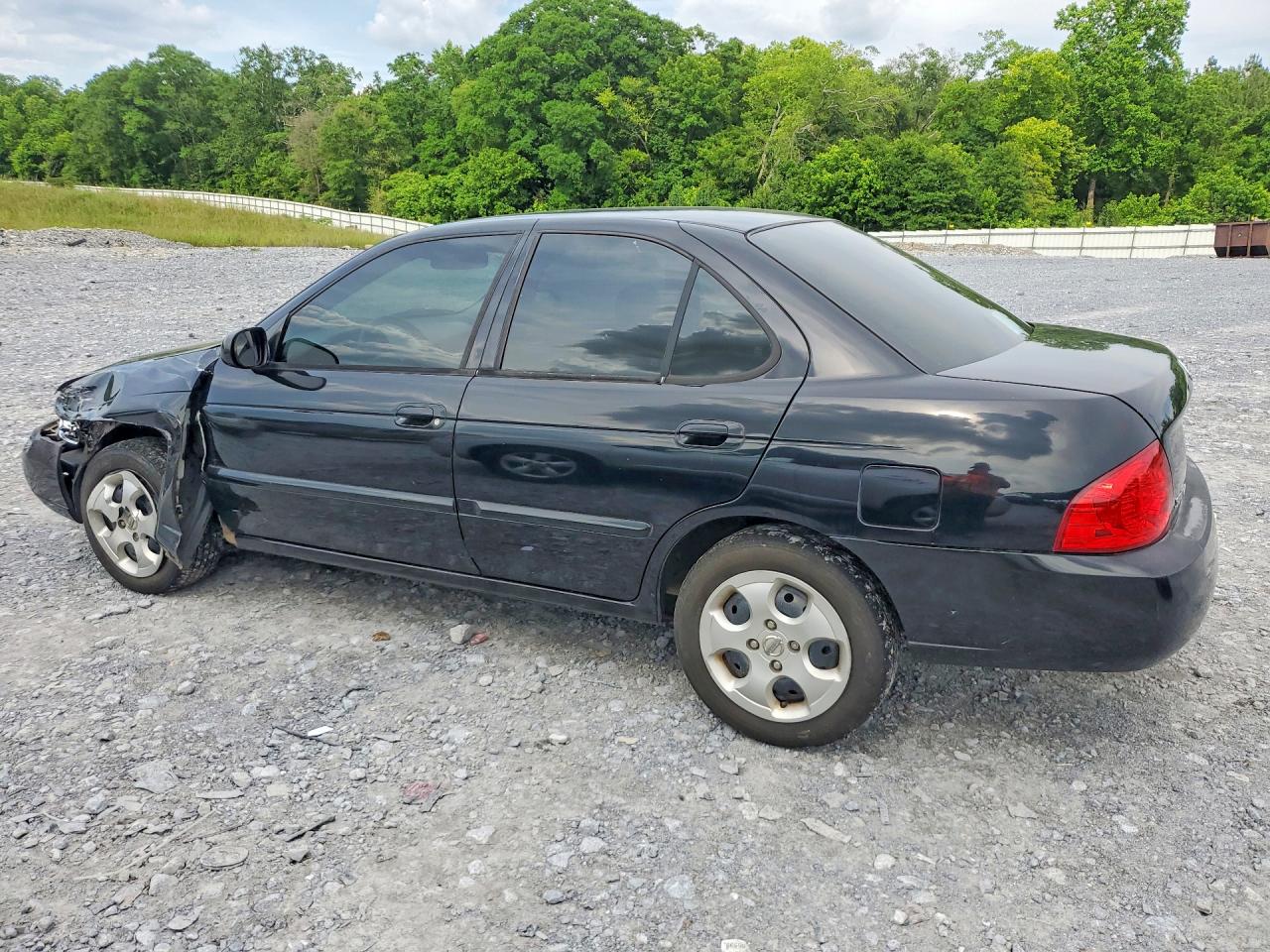 2006 Nissan Sentra Black vin: 3N1CB51D86L573524
