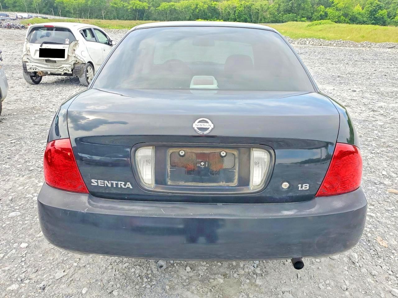 2006 Nissan Sentra Black vin: 3N1CB51D86L573524