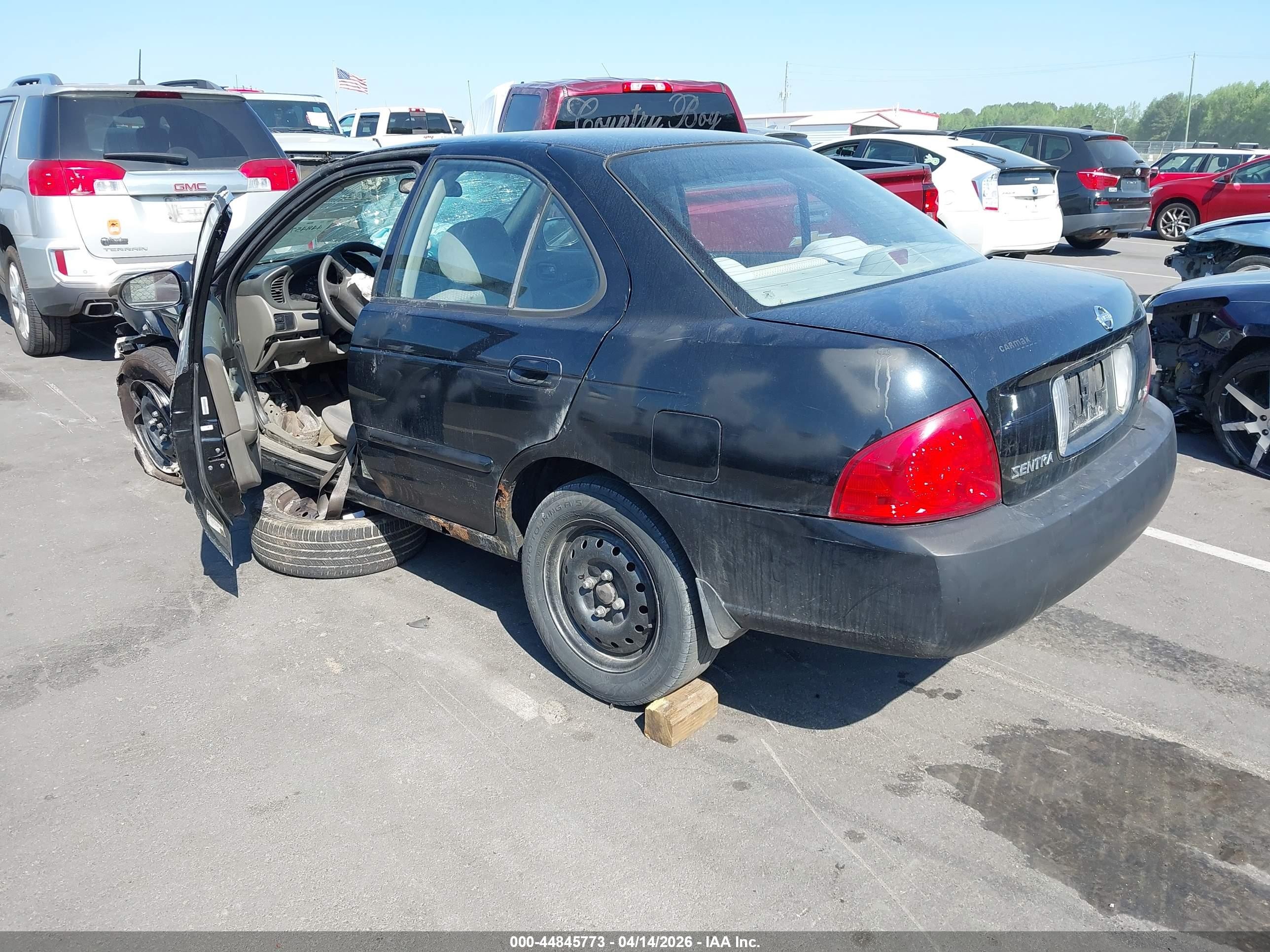 2006 Nissan Sentra 1.8 Black vin: 3N1CB51D86L594194
