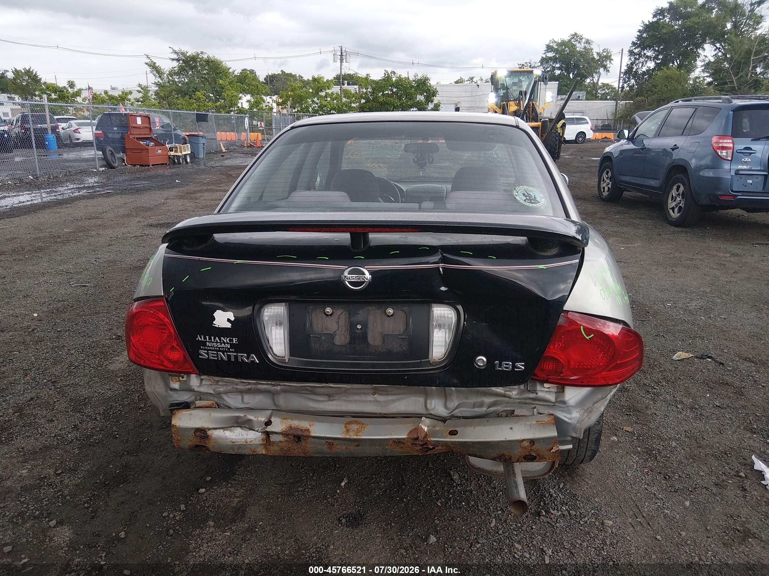2006 Nissan Sentra 1.8s Beige vin: 3N1CB51D86L627078