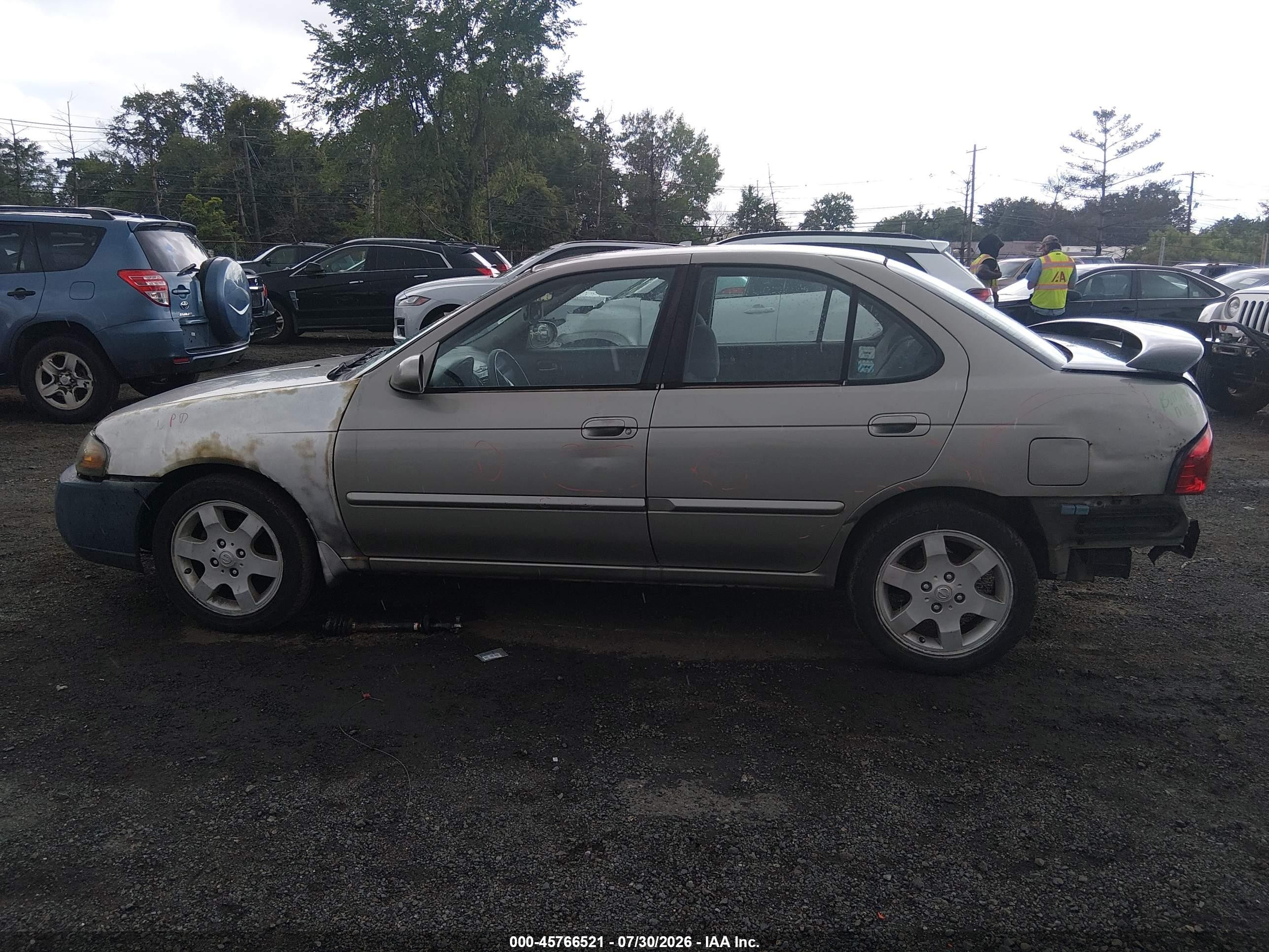 2006 Nissan Sentra 1.8s Beige vin: 3N1CB51D86L627078