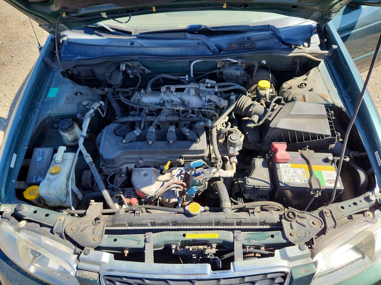 2001 Nissan Sentra Xe Green vin: 3N1CB51D91L508495