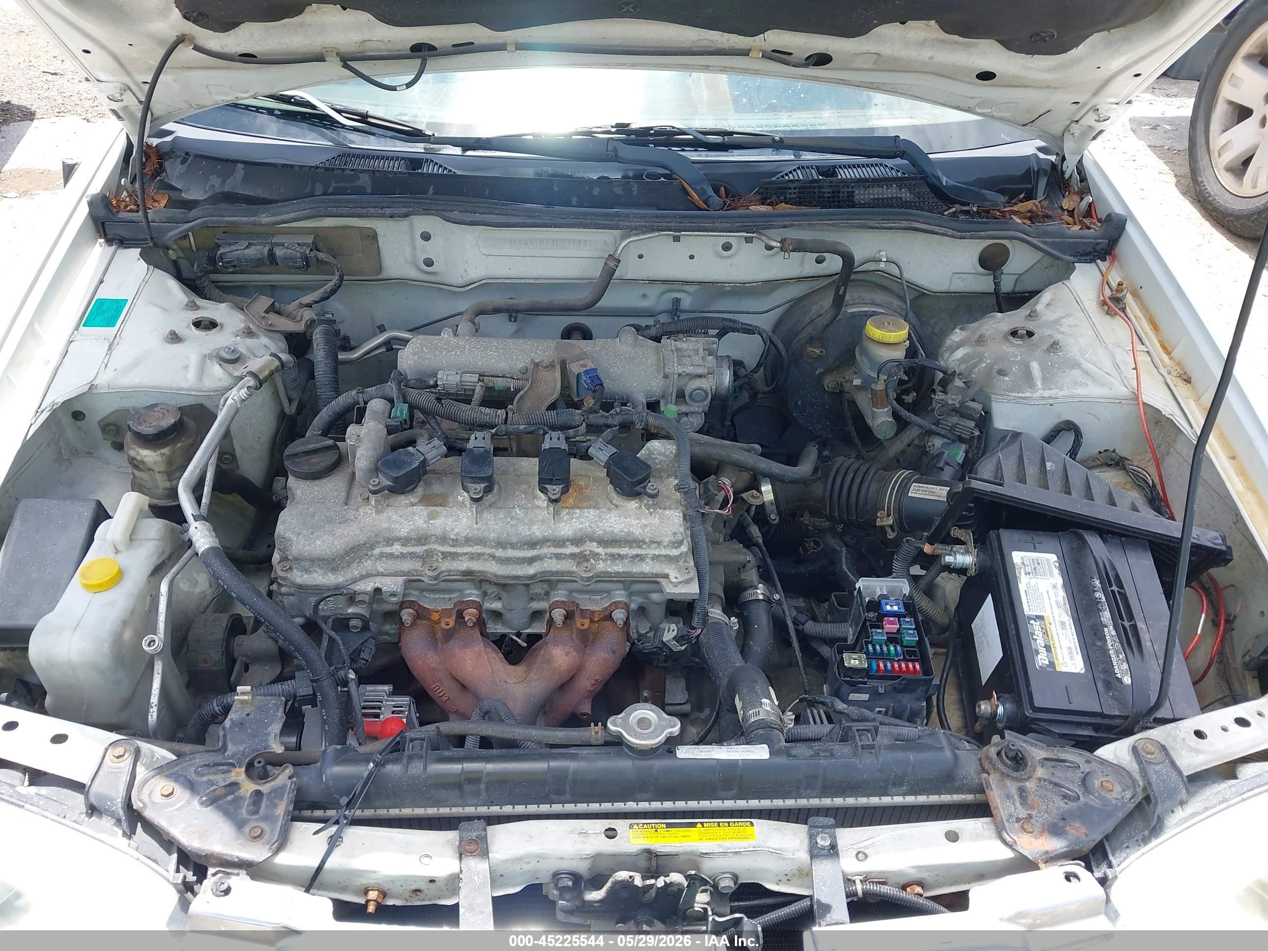 2003 Nissan Sentra Xe Белый vin: 3N1CB51D93L791807