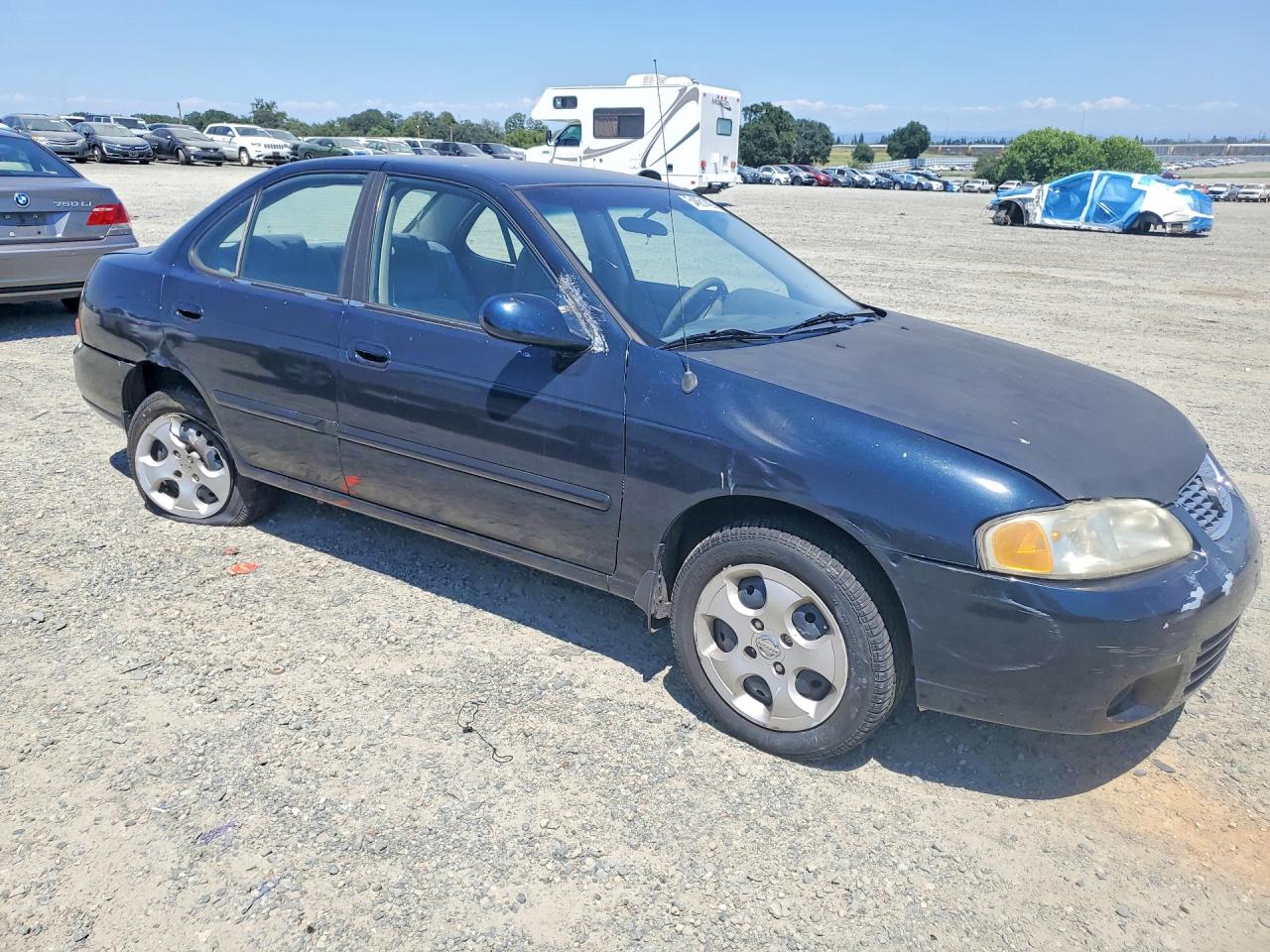 2003 Nissan Sentra Xe Teal vin: 3N1CB51D93L816902