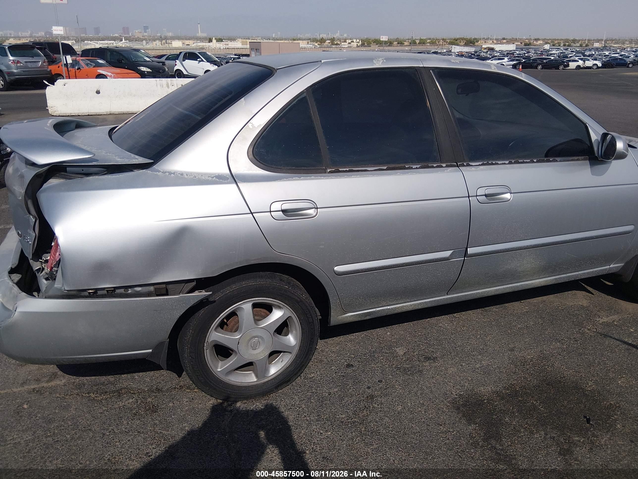 2004 Nissan Sentra 1.8s Gray vin: 3N1CB51D94L848055