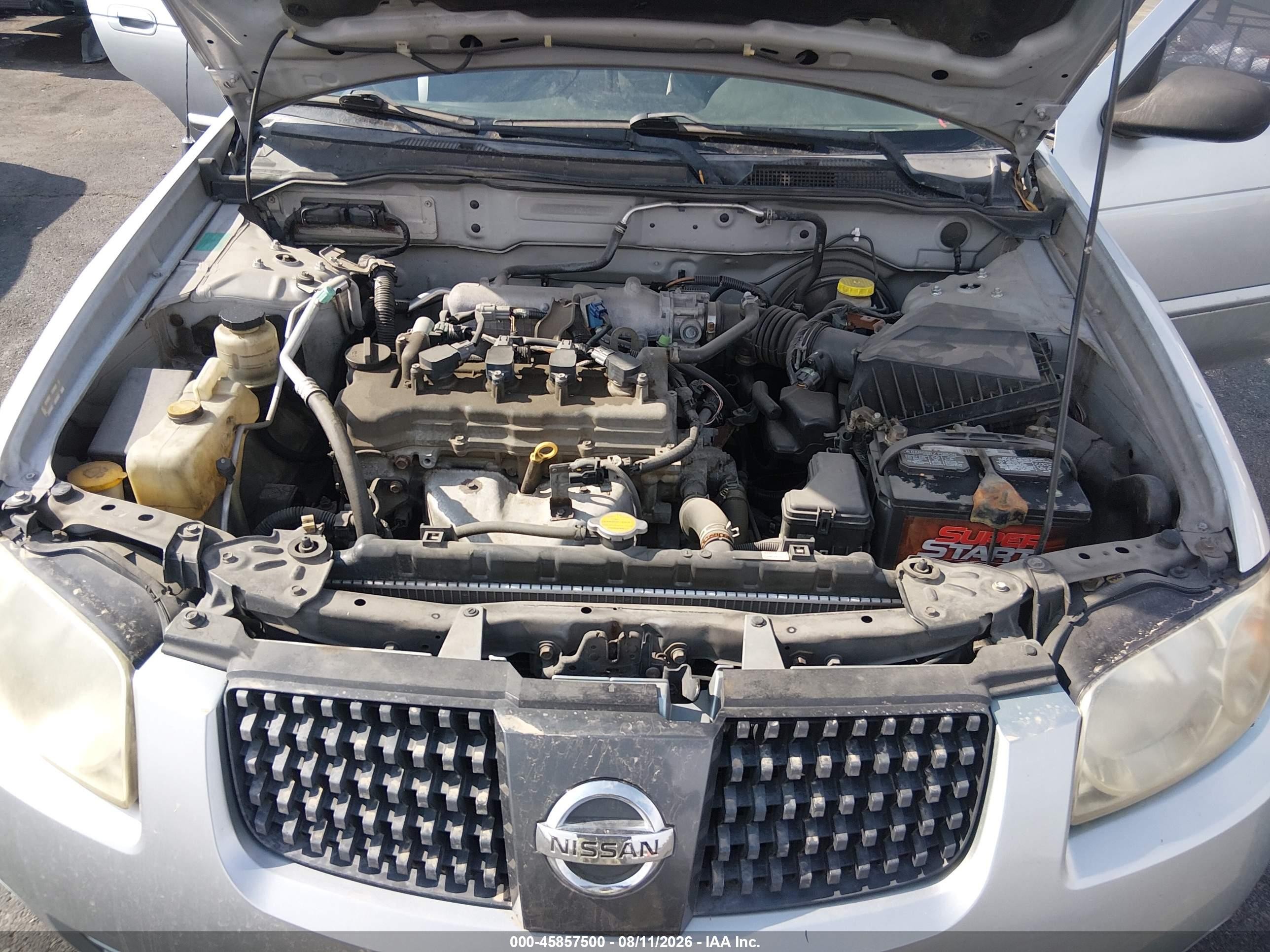 2004 Nissan Sentra 1.8s Gray vin: 3N1CB51D94L848055