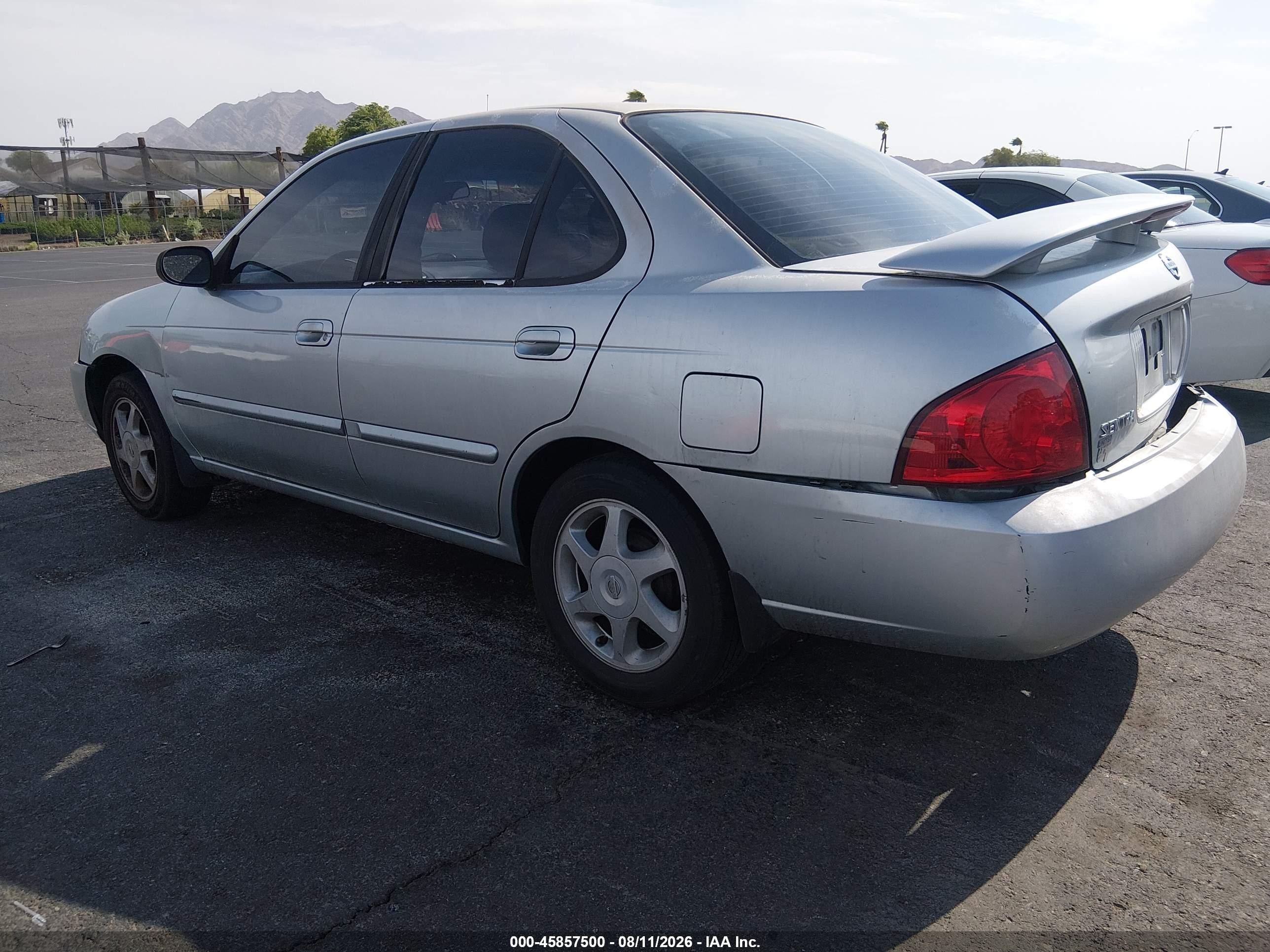 2004 Nissan Sentra 1.8s Gray vin: 3N1CB51D94L848055