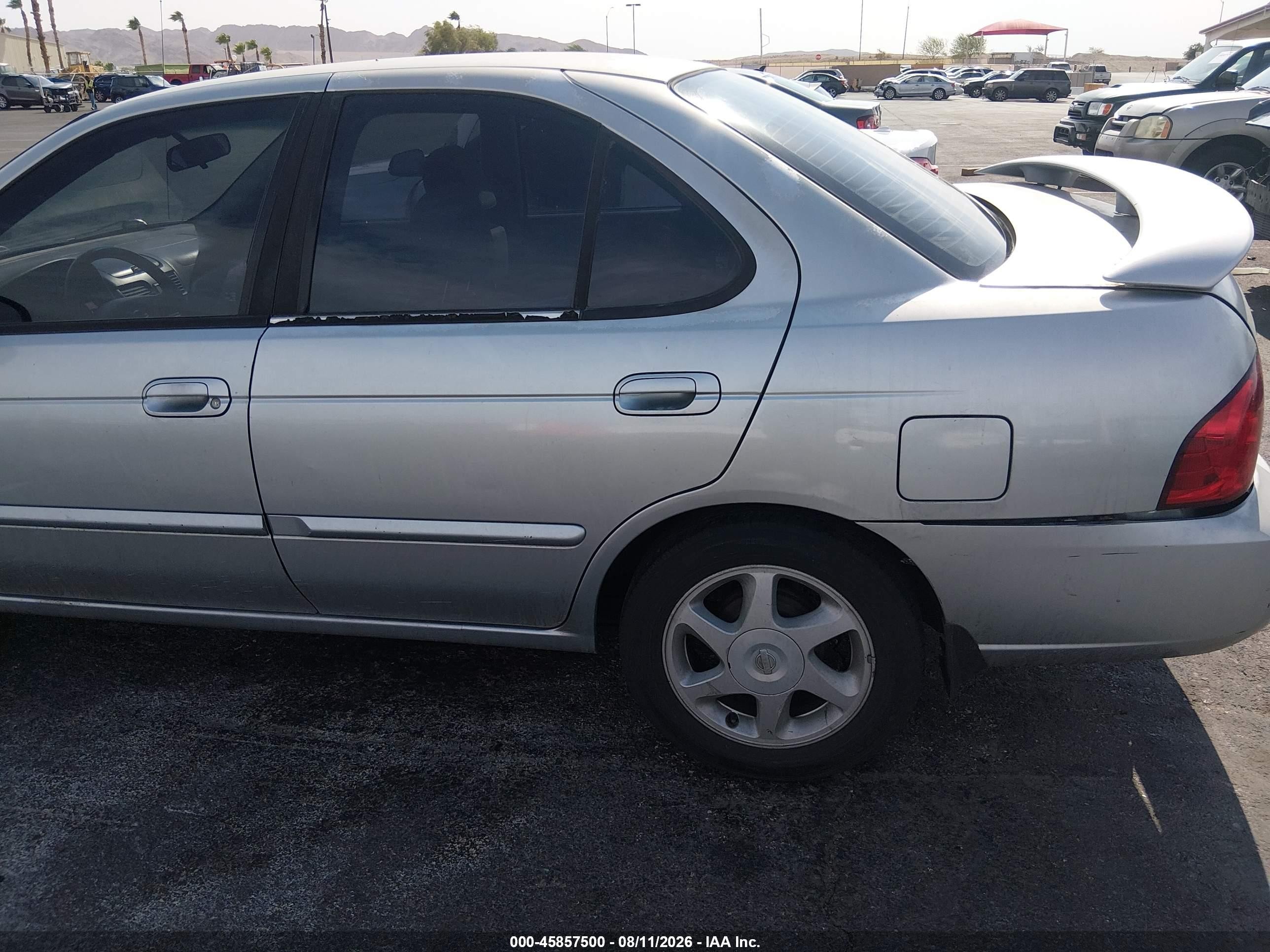 2004 Nissan Sentra 1.8s Gray vin: 3N1CB51D94L848055