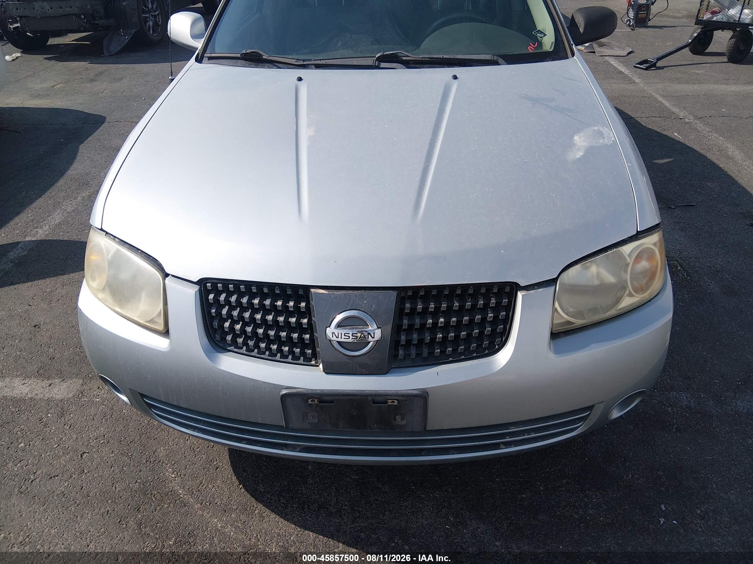 2004 Nissan Sentra 1.8s Gray vin: 3N1CB51D94L848055