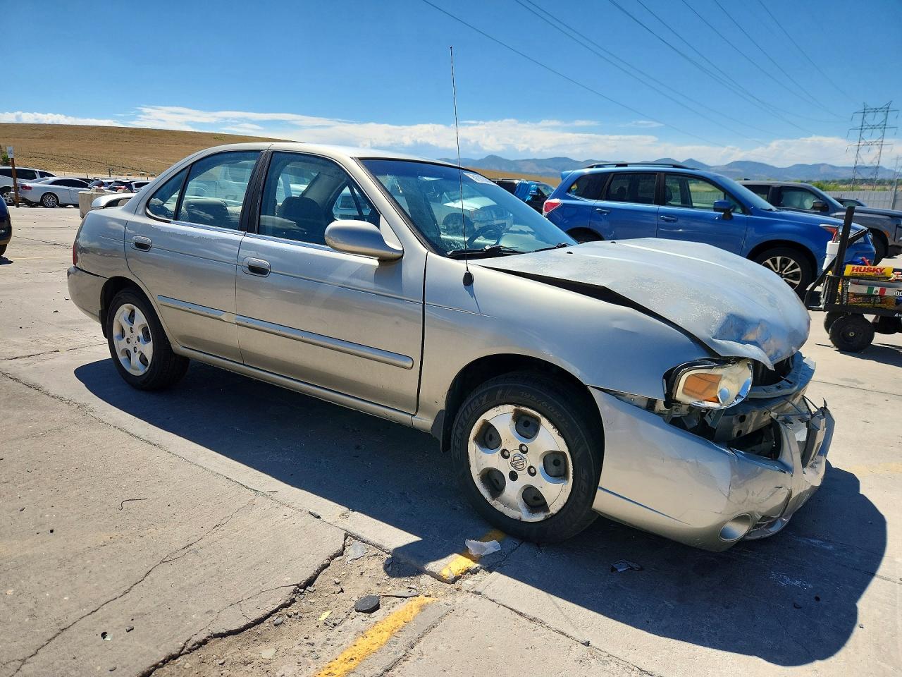 2004 Nissan Sentra 1.8 Gray vin: 3N1CB51D94L913535