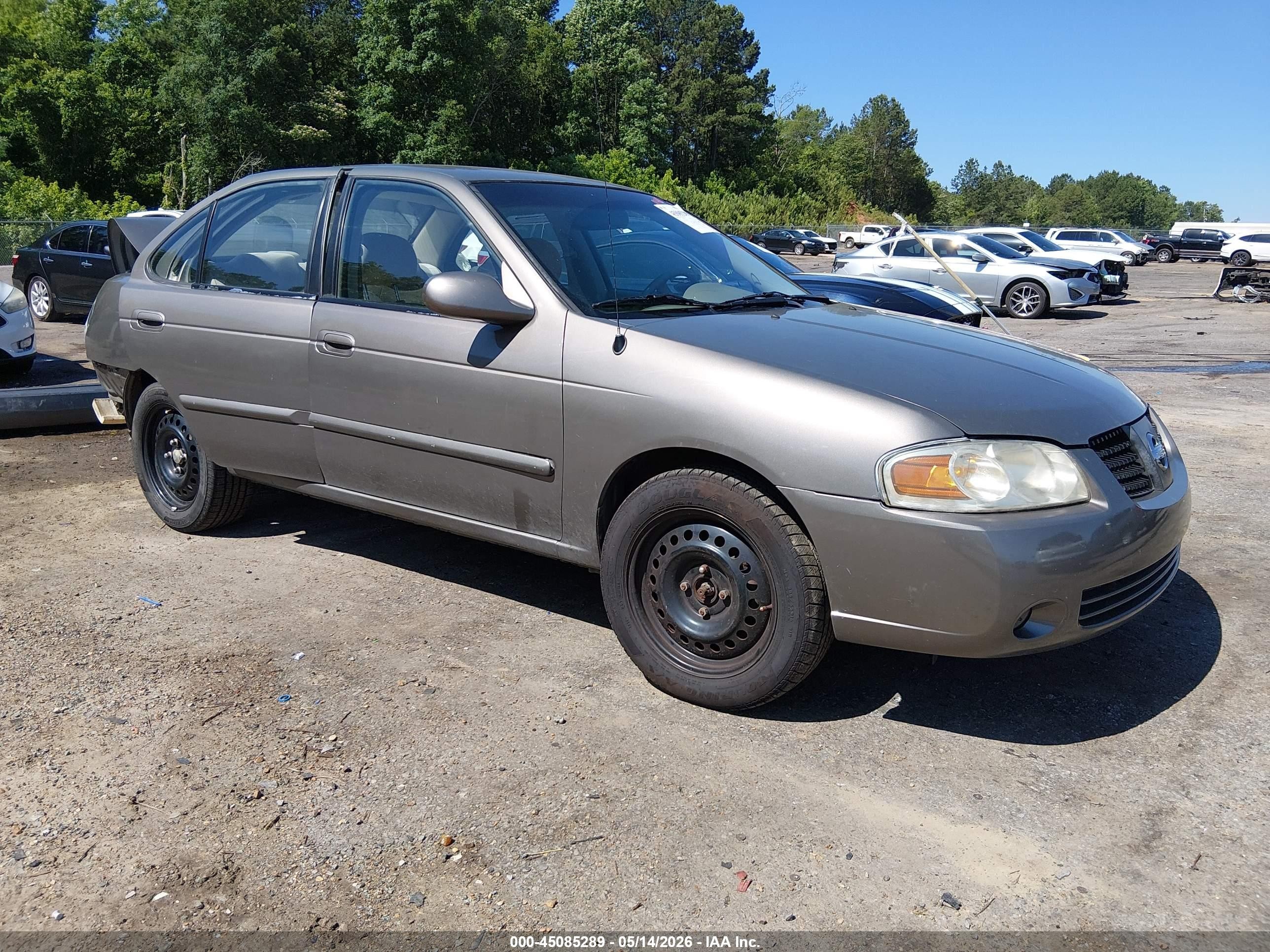 2005 Nissan Sentra 1.8s Коричневый vin: 3N1CB51D95L468456