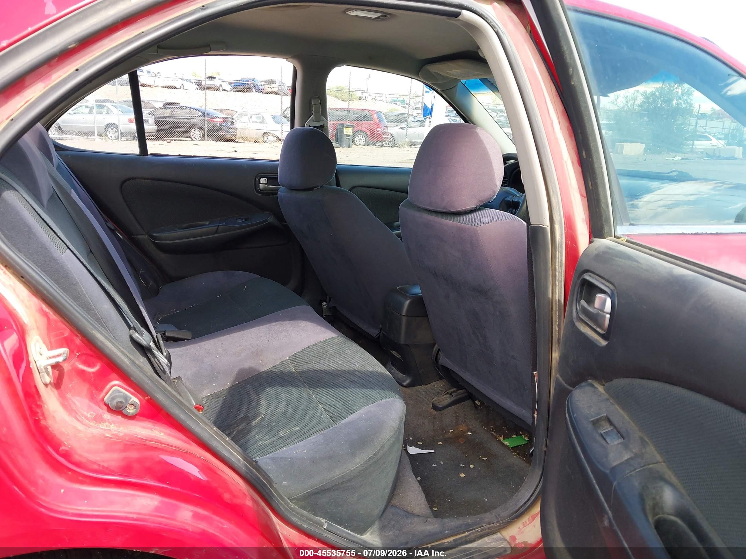 2005 Nissan Sentra 1.8s Красный vin: 3N1CB51D95L498685