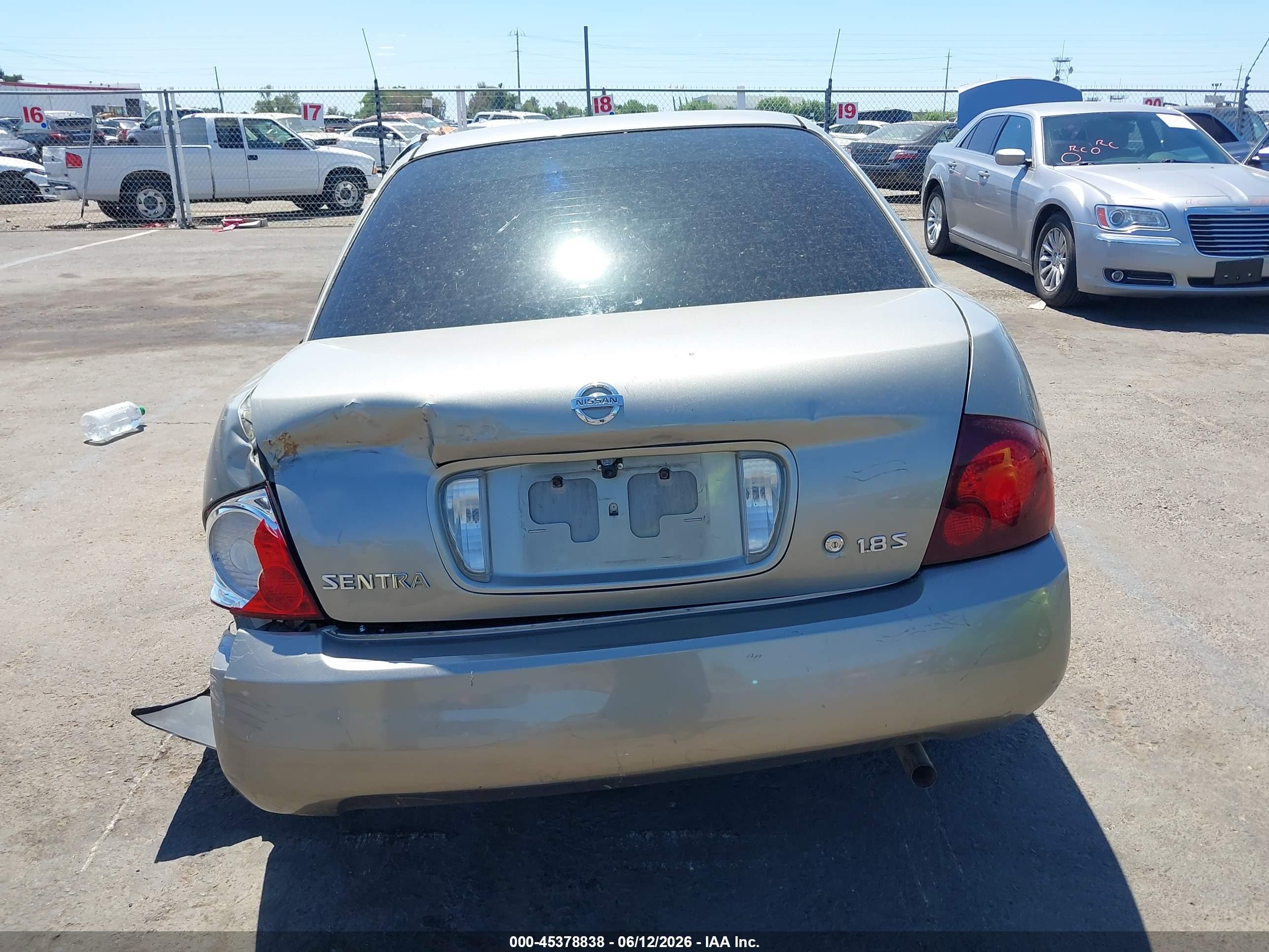 2005 Nissan Sentra 1.8s Brown vin: 3N1CB51D95L540370