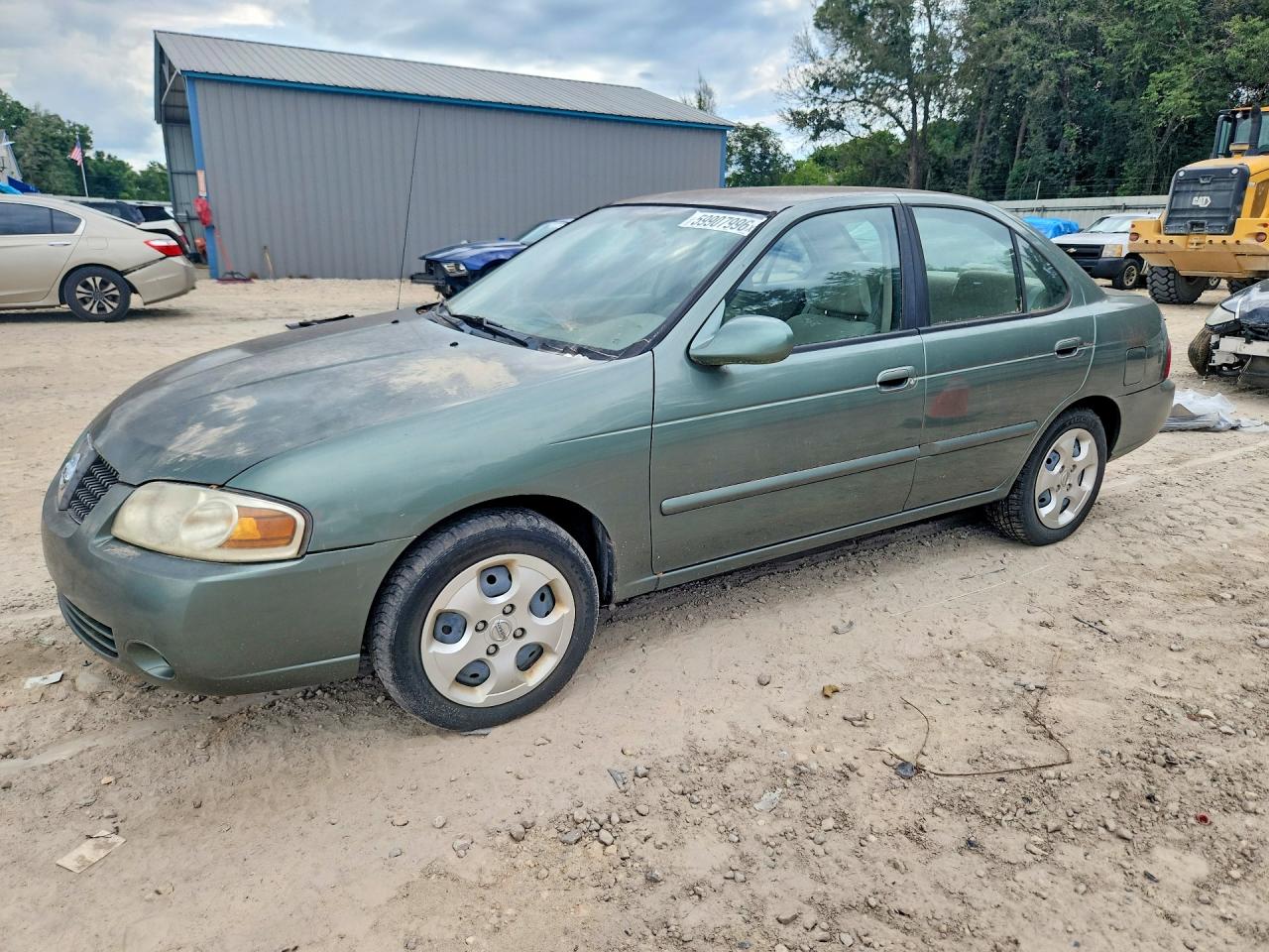 2005 Nissan Sentra 1.8 Green vin: 3N1CB51D95L549098