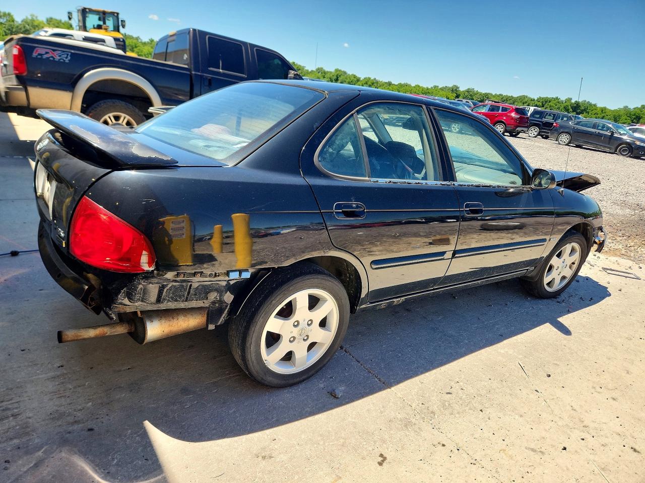 2005 Nissan Sentra 1.8 Black vin: 3N1CB51D95L570629
