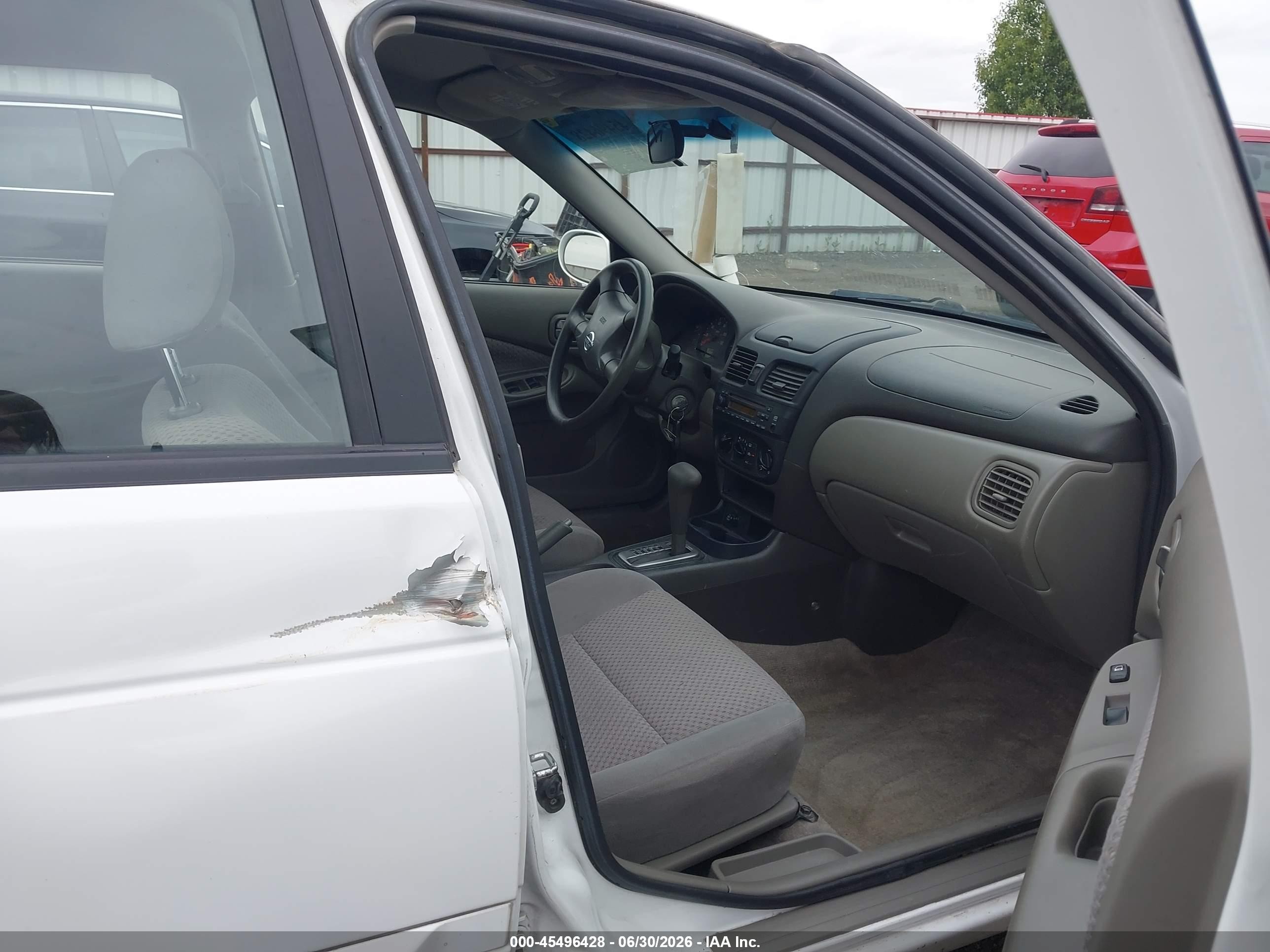 2005 Nissan Sentra 1.8s White vin: 3N1CB51D95L570727